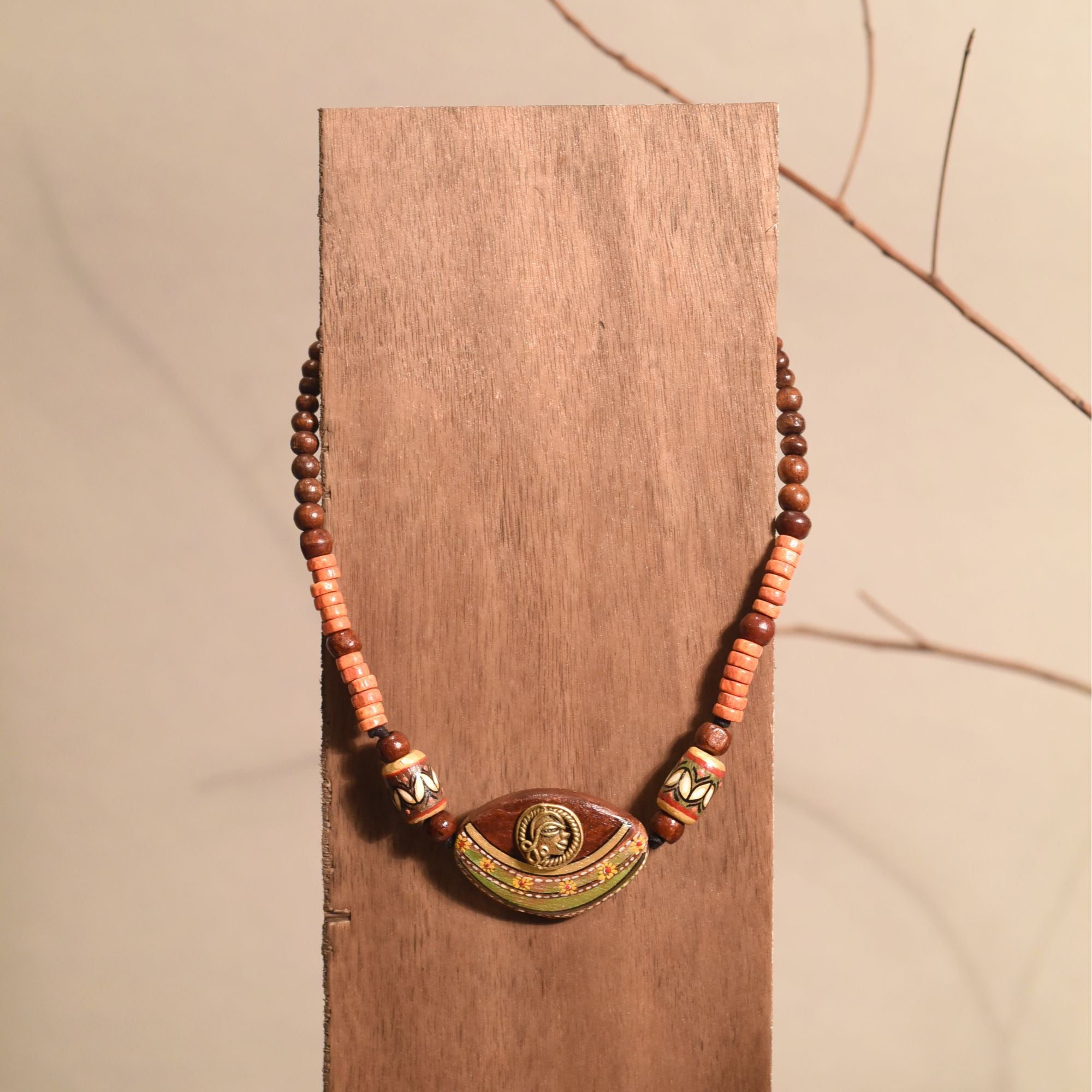 Celestial Dreamcatcher Pendant Handcrafted Ethnic Necklace