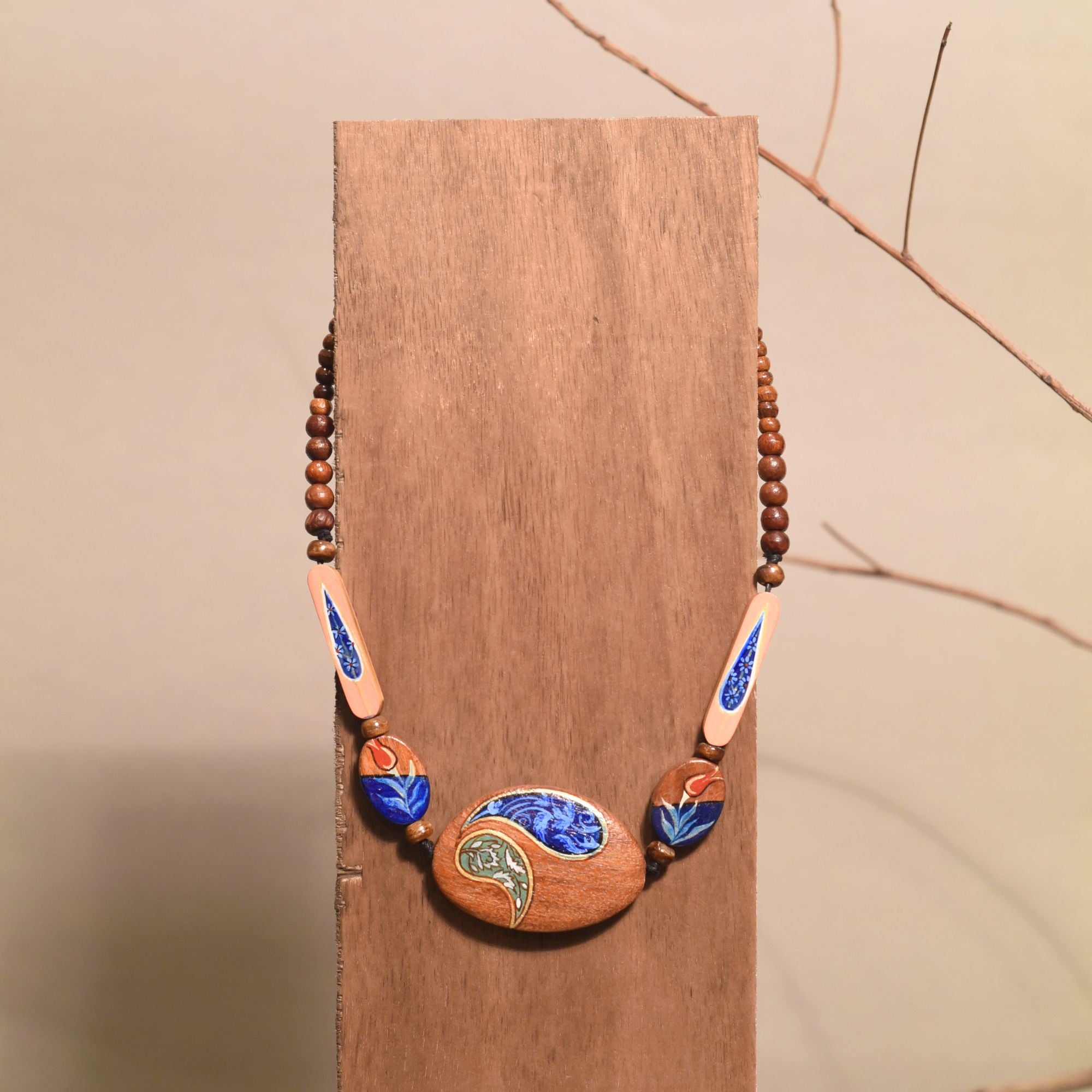 Harmony Mandala Amulet Handcrafted Ethnic Necklace