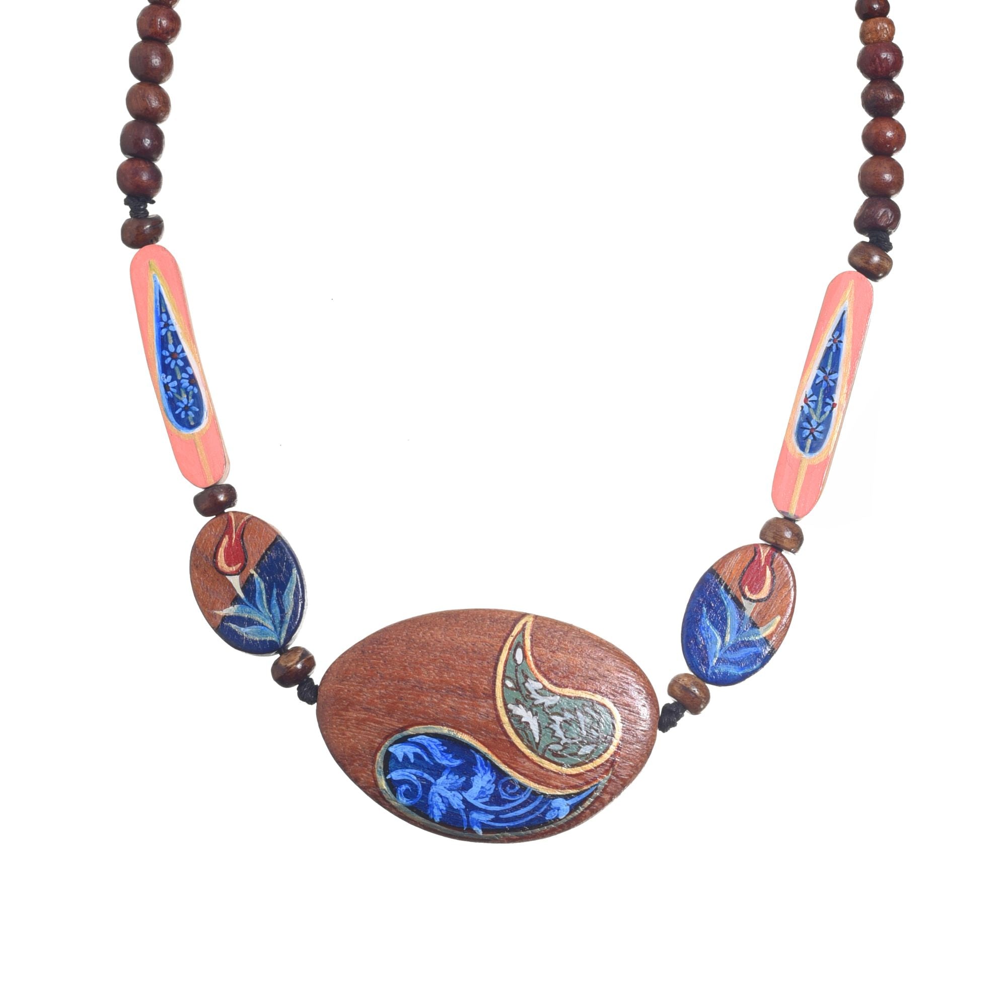 Harmony Mandala Amulet Handcrafted Ethnic Necklace