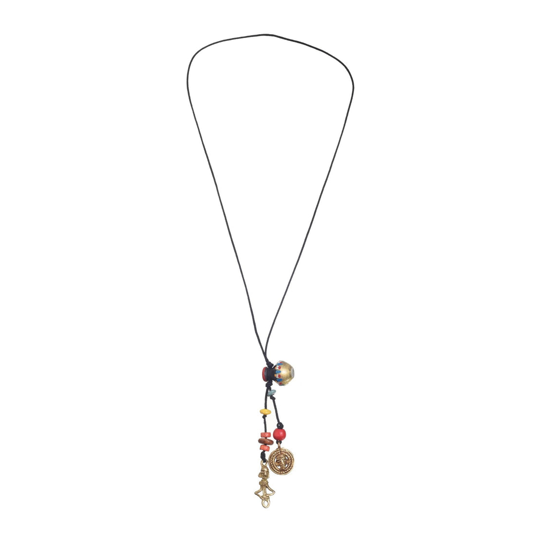 Boho Blossom Medallion Handcrafted Ethnic Necklace