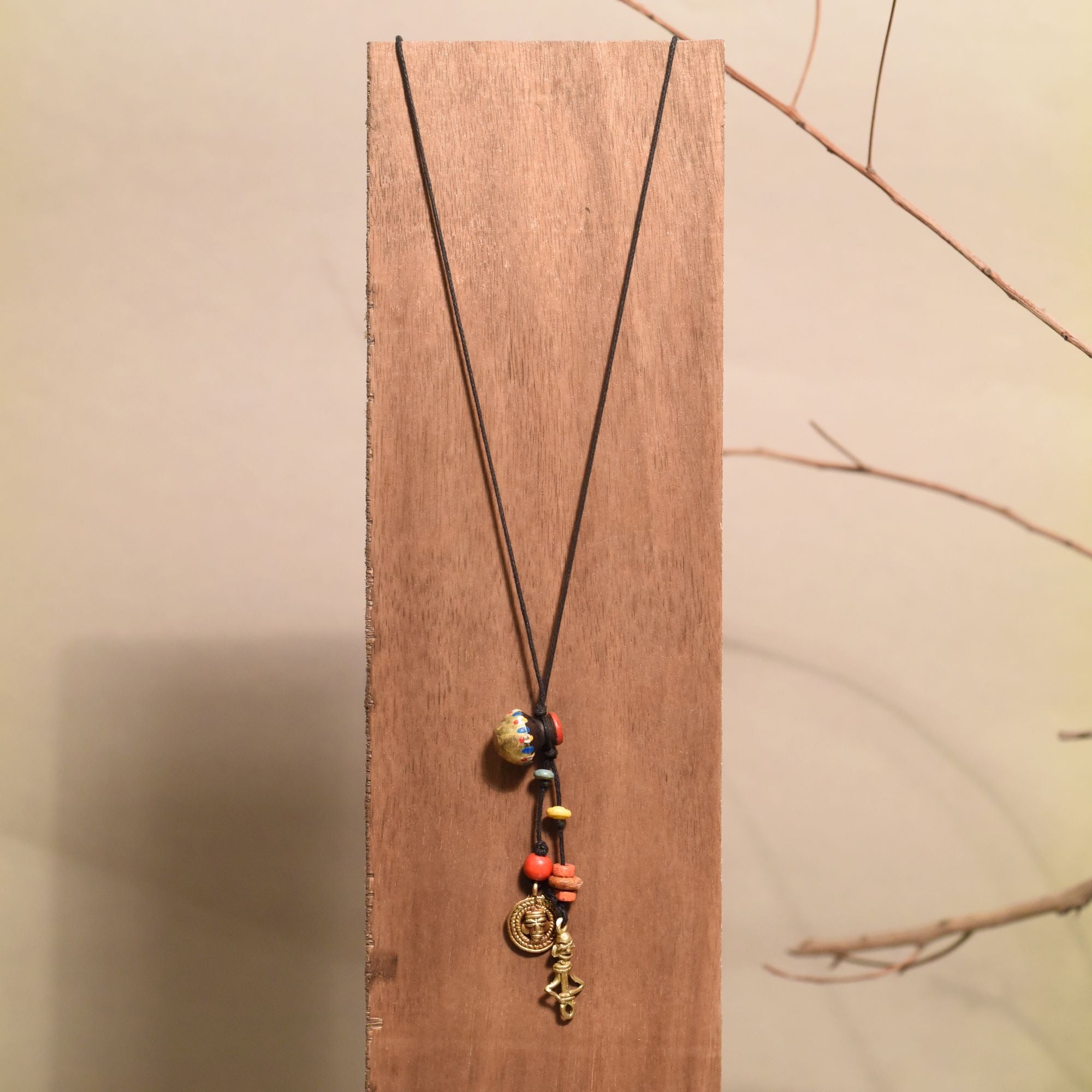 Boho Blossom Medallion Handcrafted Ethnic Necklace