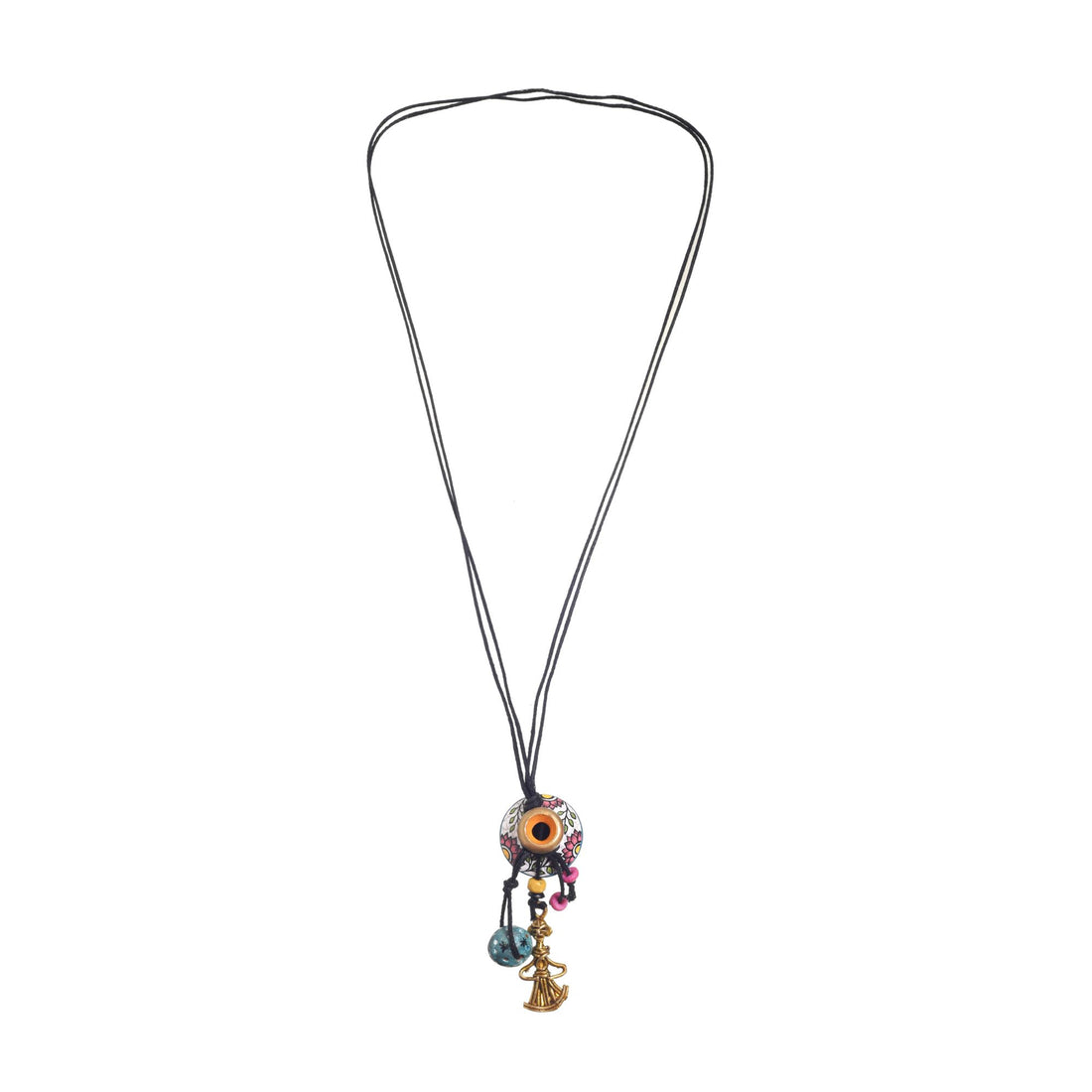Nomadic Serenity Lariat Handcrafted Ethnic Necklace
