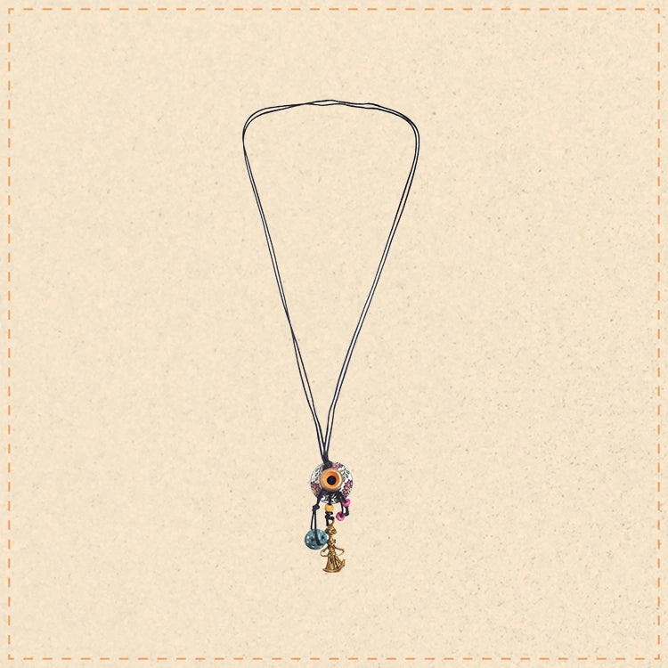 Nomadic Serenity Lariat Handcrafted Ethnic Necklace