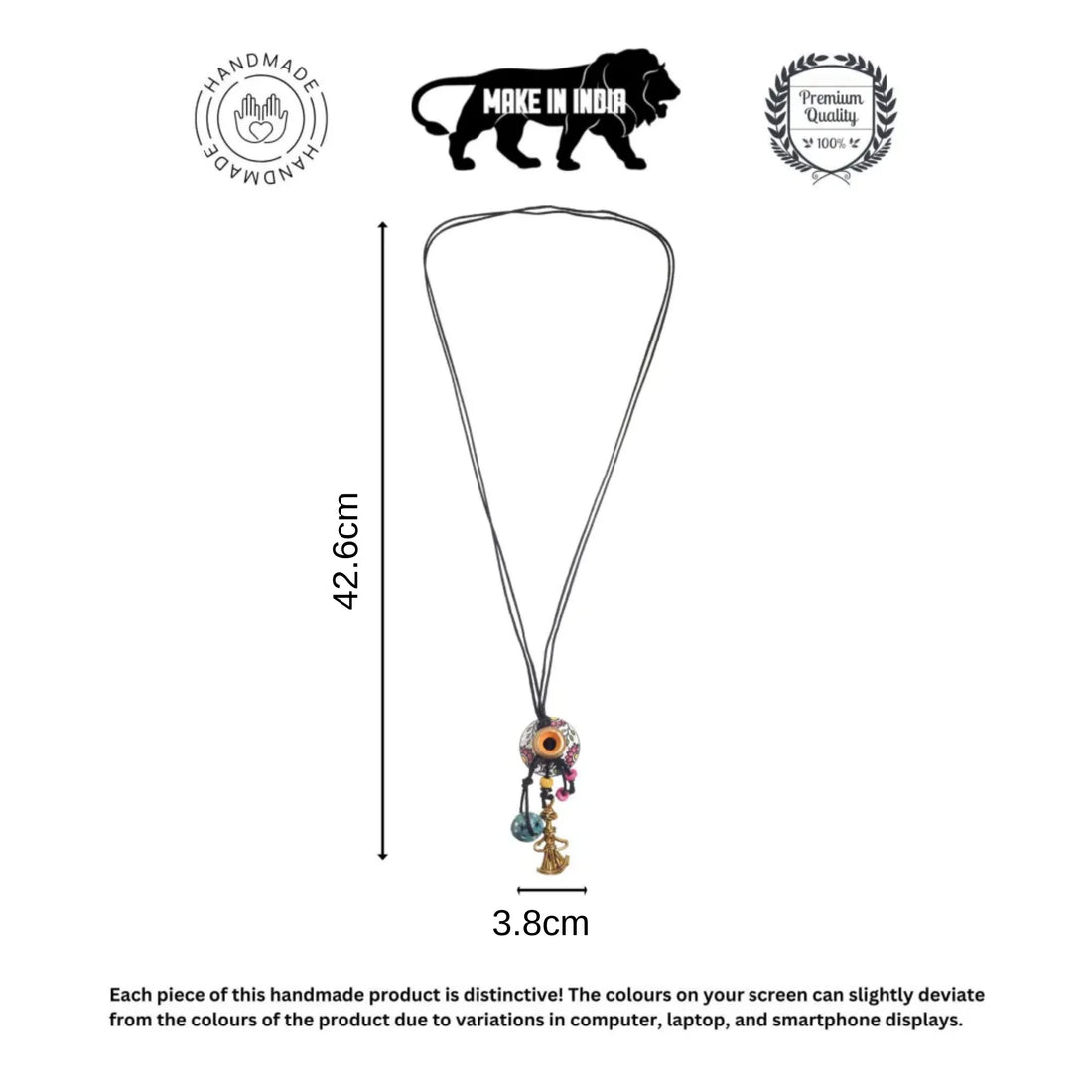 Nomadic Serenity Lariat Handcrafted Ethnic Necklace