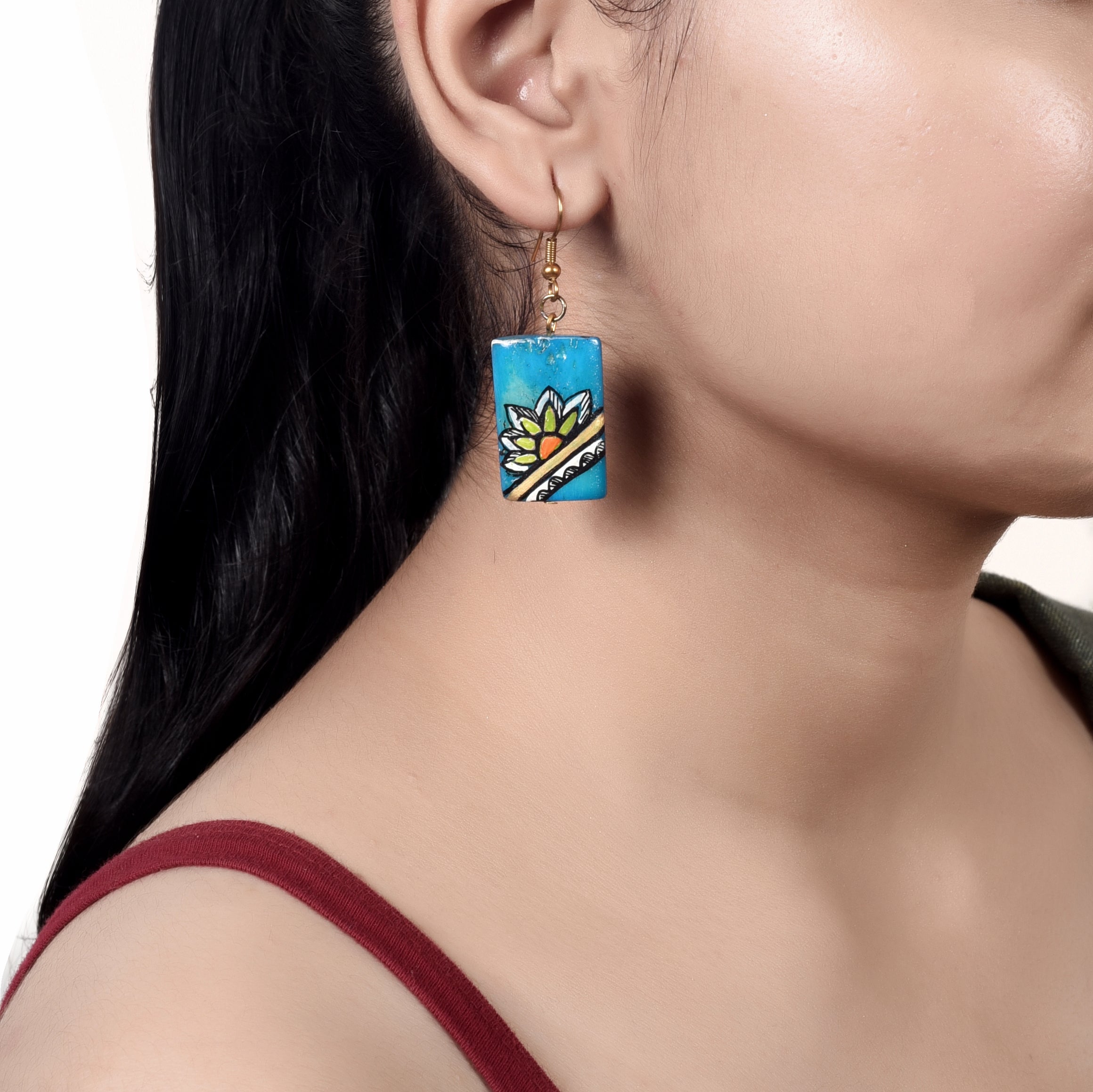 Whimsical Tassel Charms Ethnic Earrings