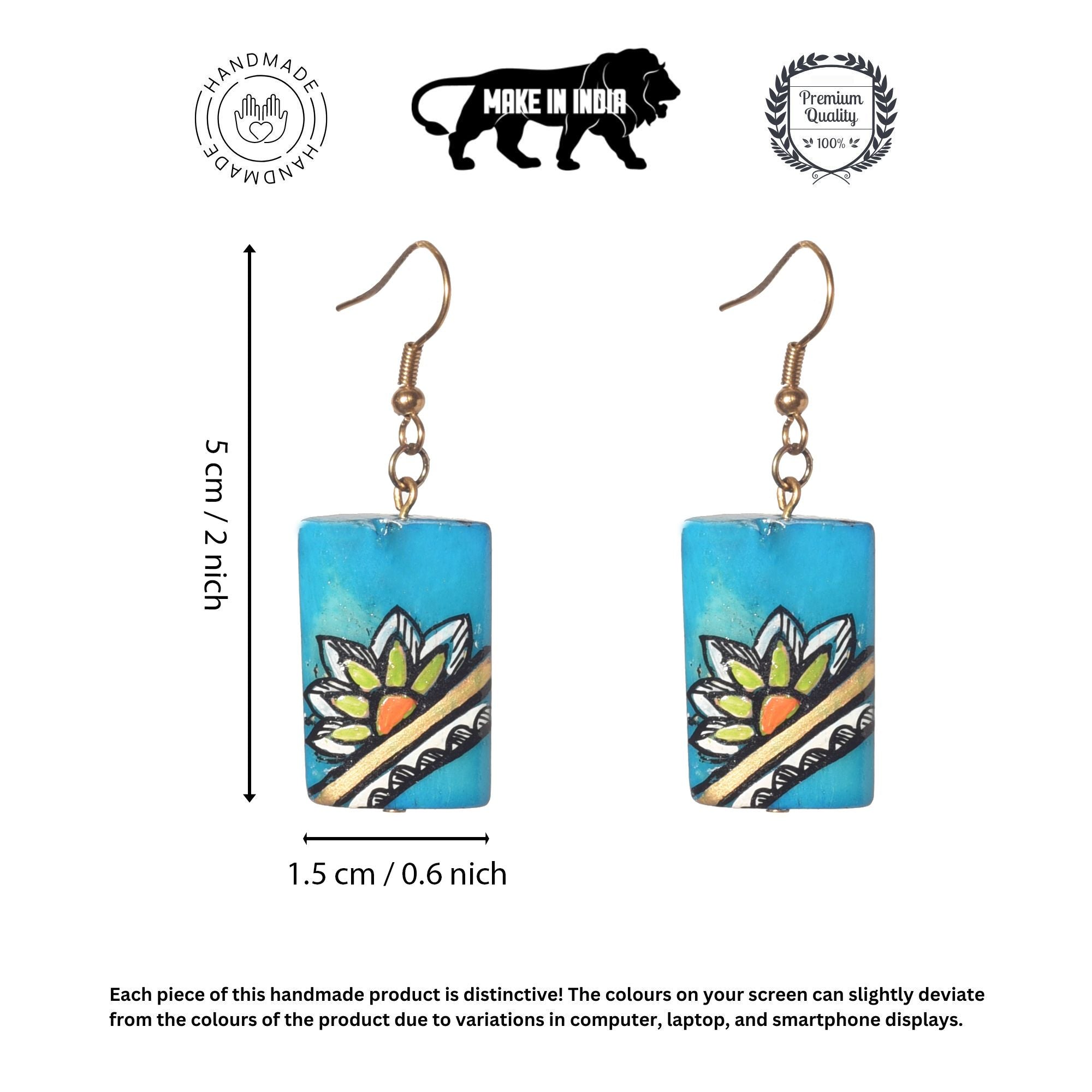 Whimsical Tassel Charms Ethnic Earrings