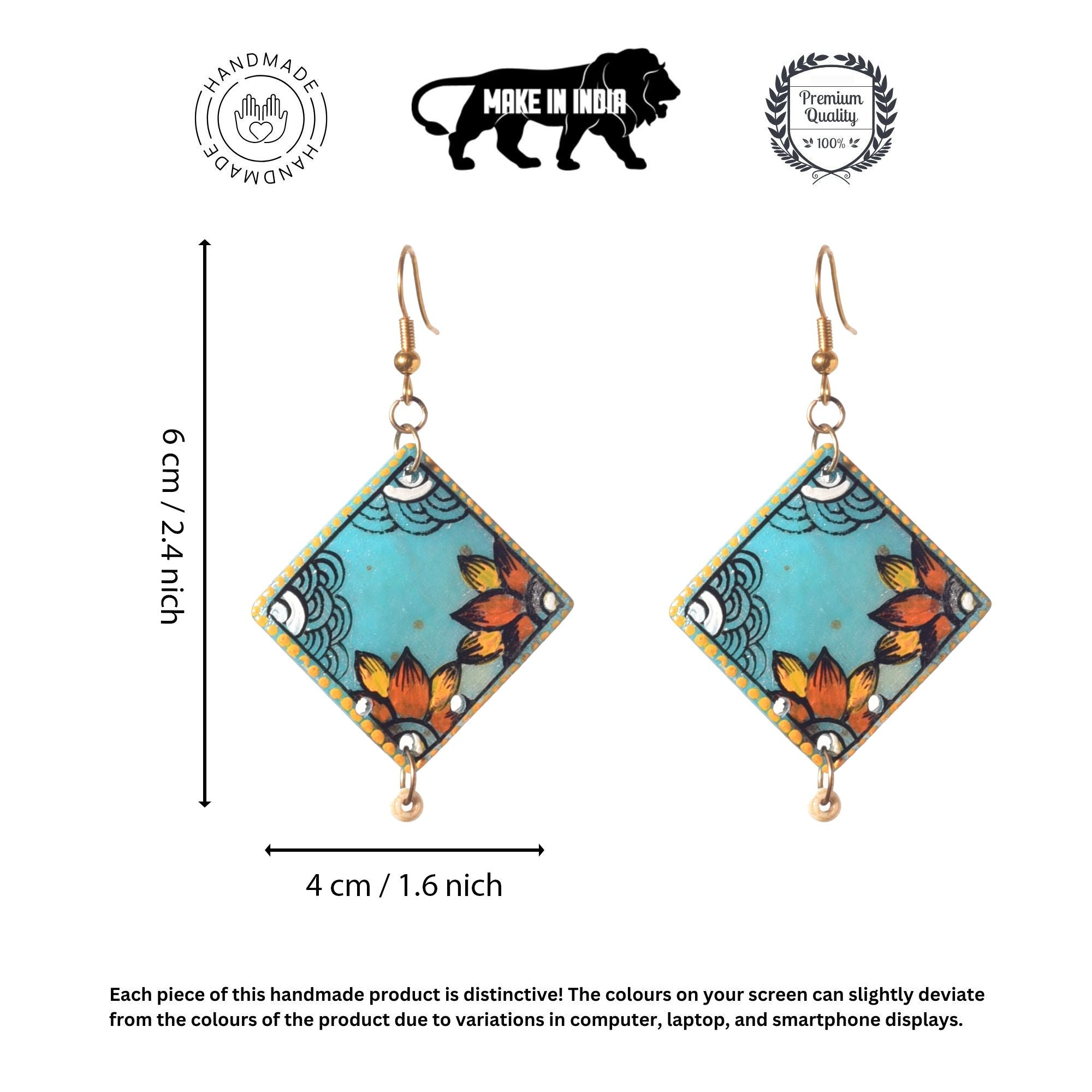 Sun-Kissed Henna Studs