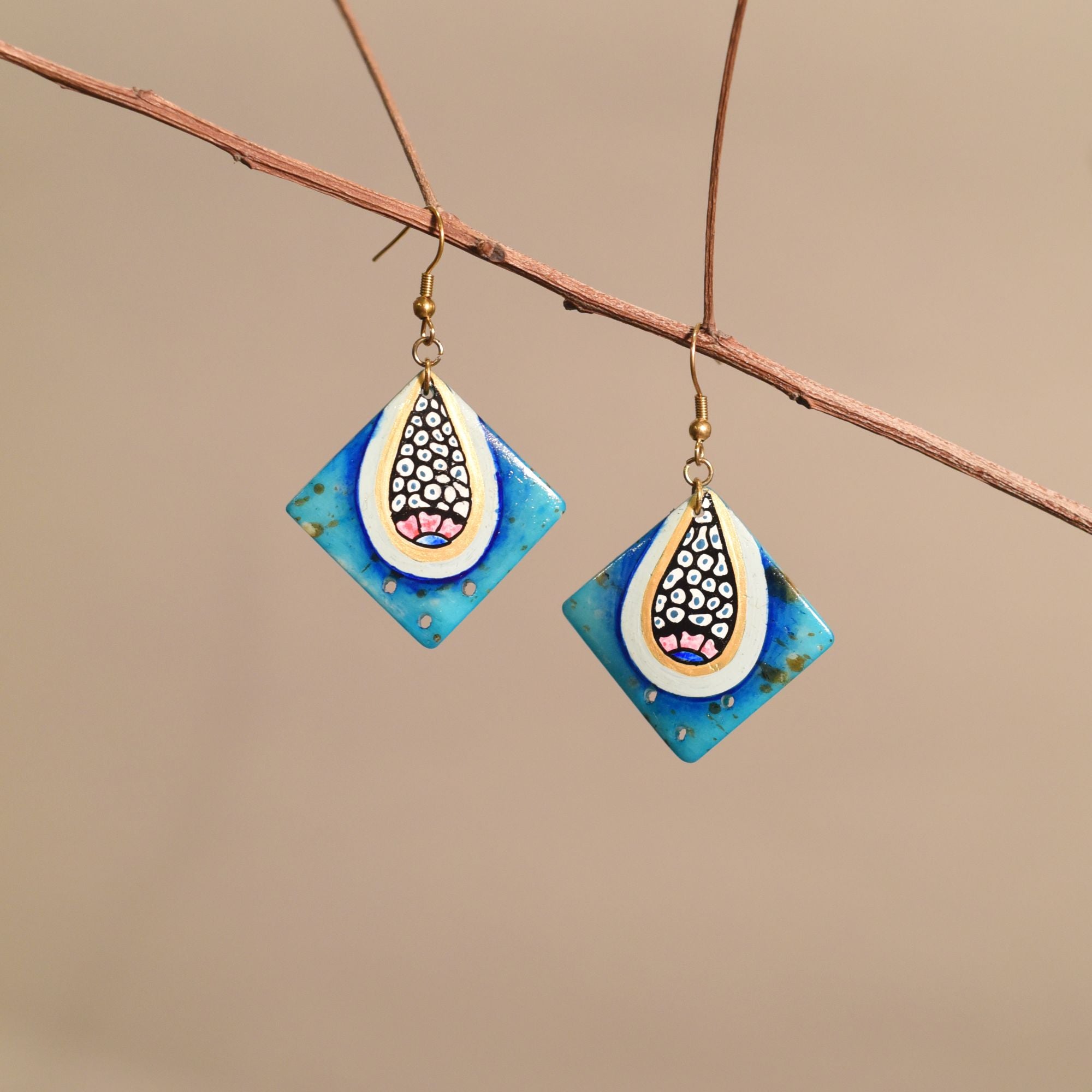 Tribal Kaleidoscope Dangles