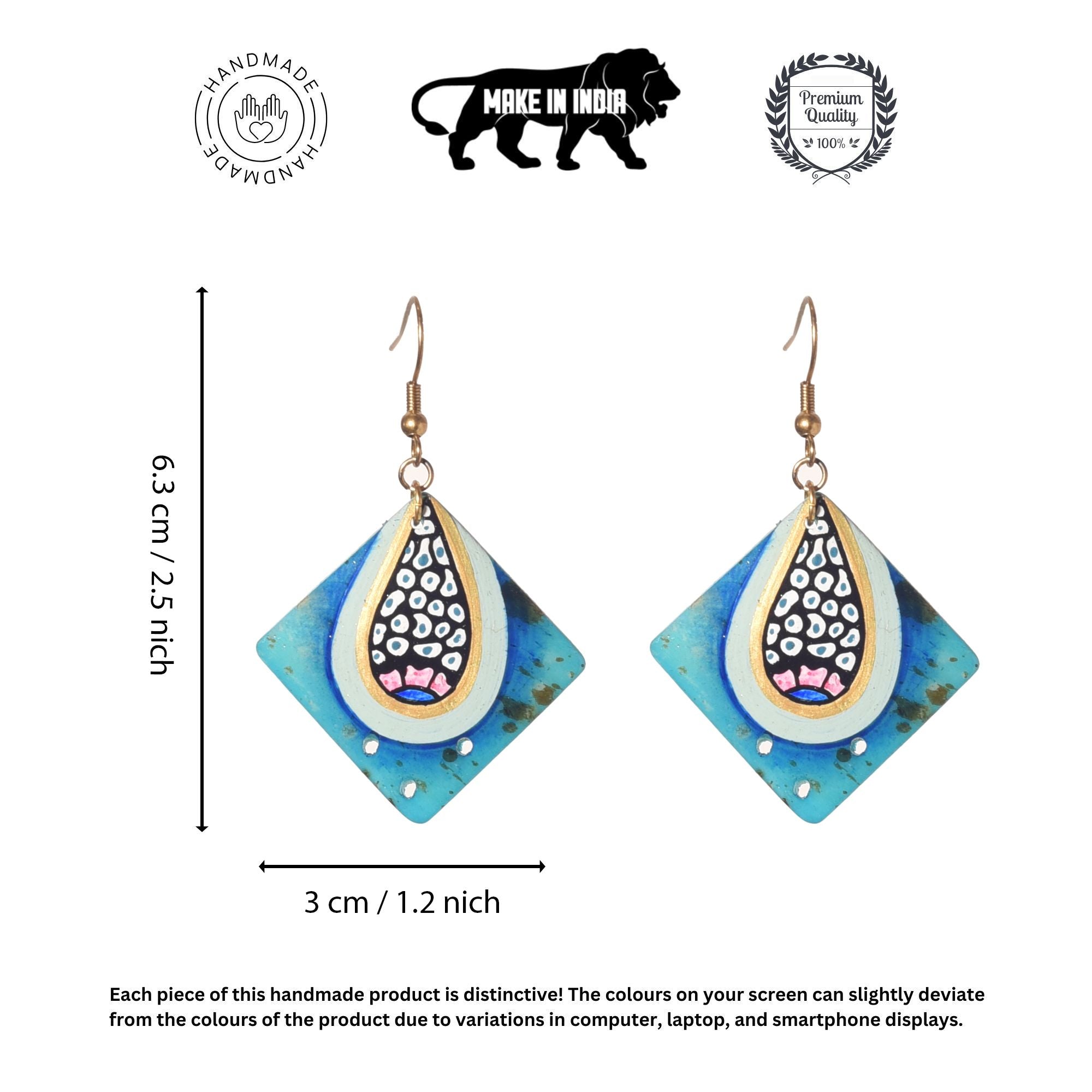 Tribal Kaleidoscope Dangles