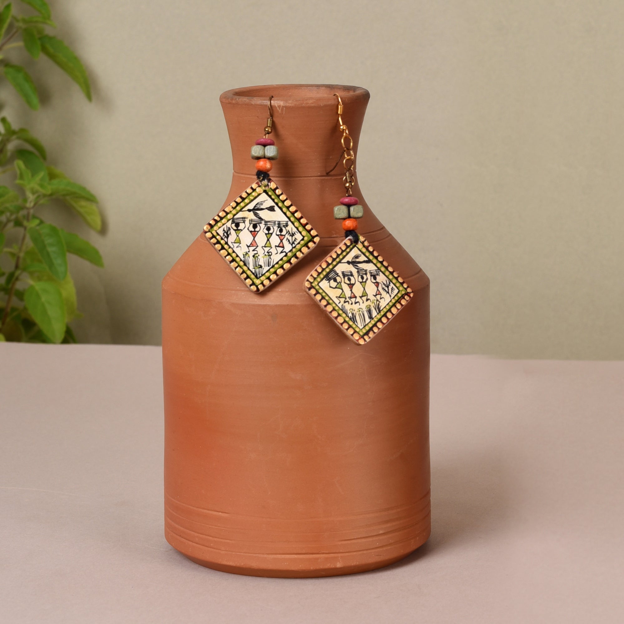 Jeda-II Tribal Art Earrings