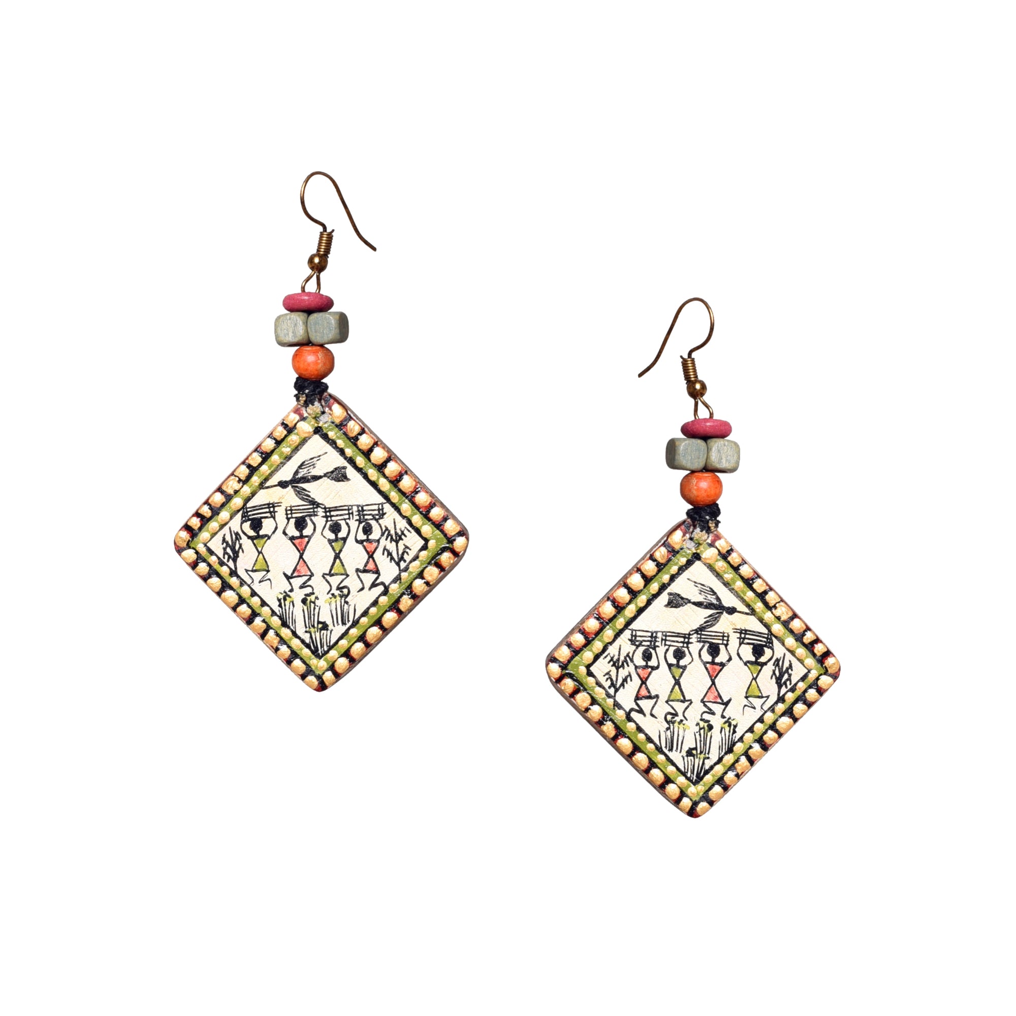 Jeda-II Tribal Art Earrings