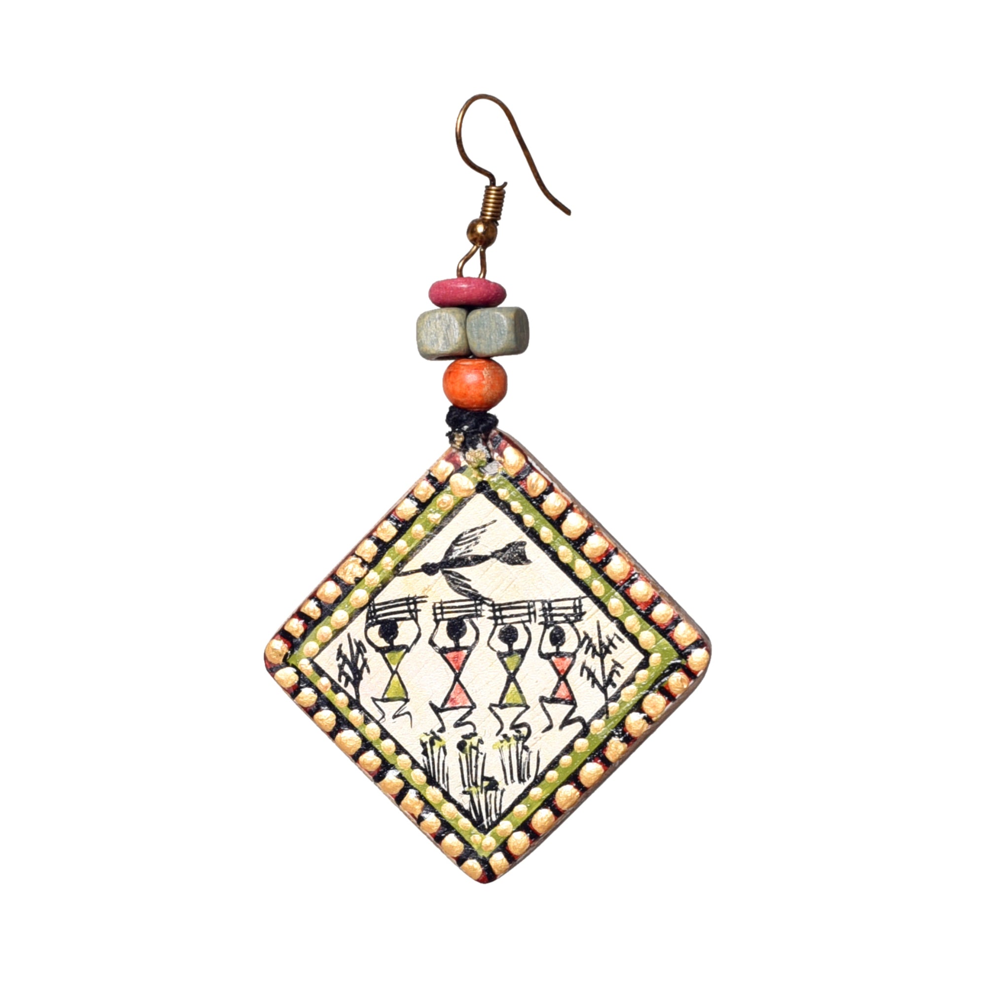Jeda-II Tribal Art Earrings