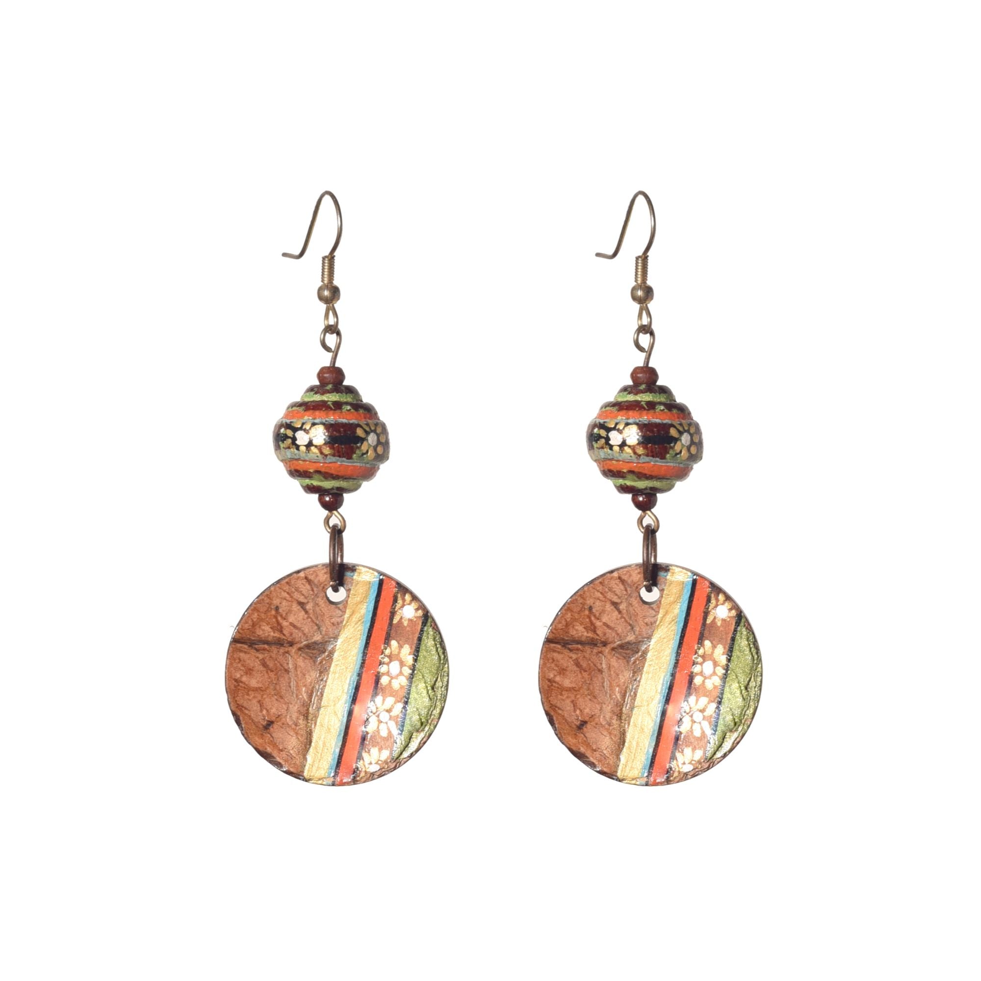 Swaying Coco Medley Ethnic Earrings