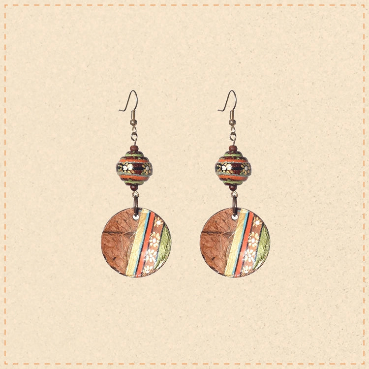 Swaying Coco Medley Ethnic Earrings