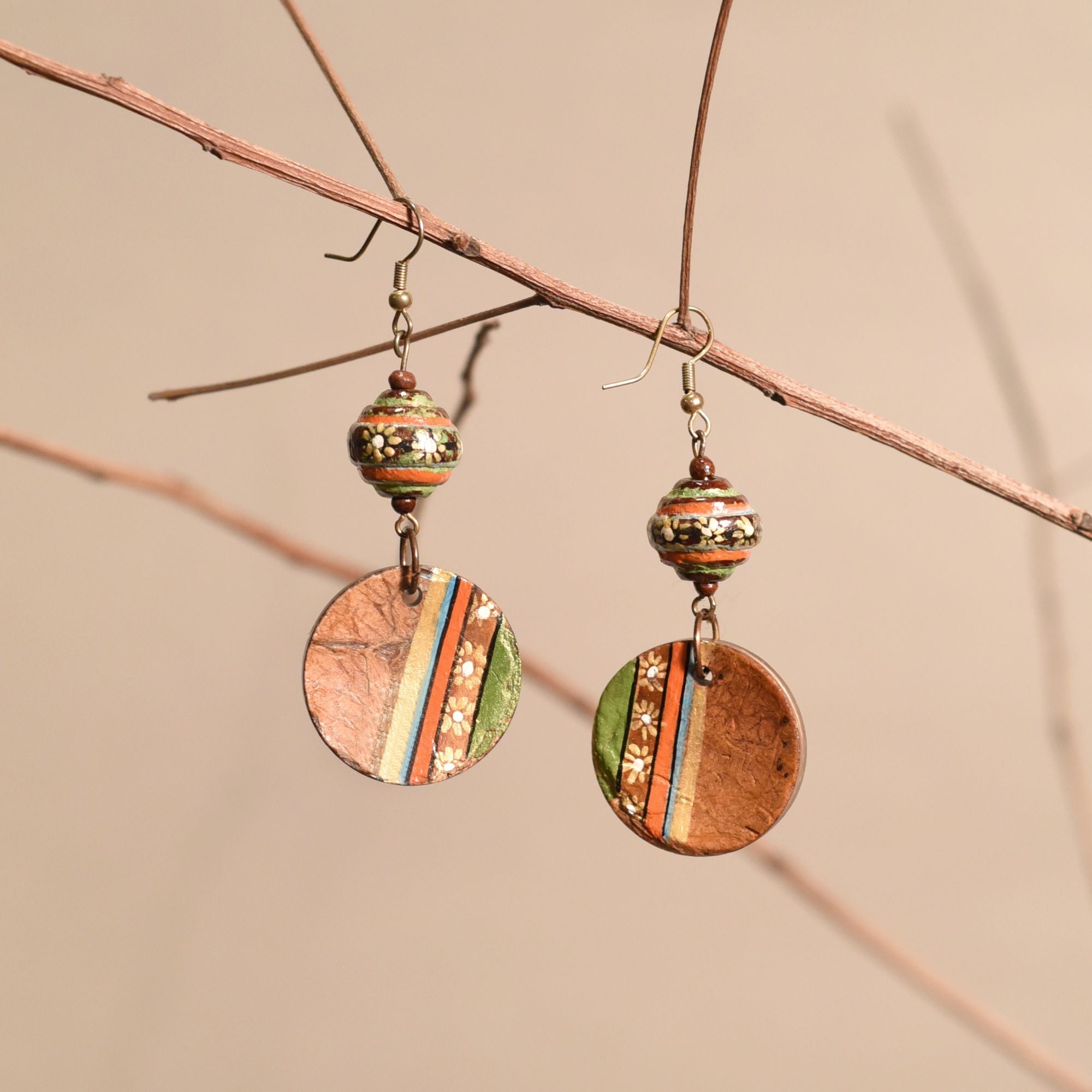 Swaying Coco Medley Ethnic Earrings