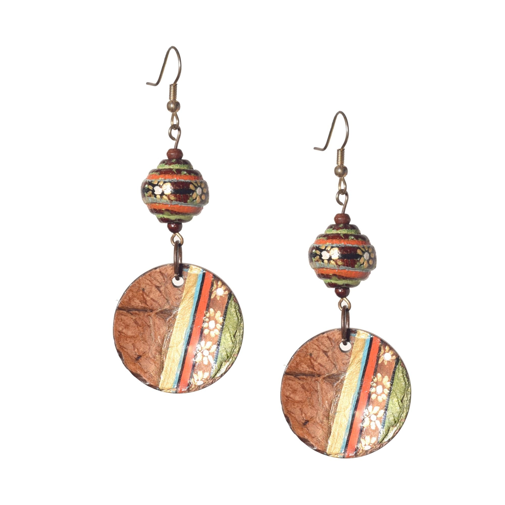 Swaying Coco Medley Ethnic Earrings