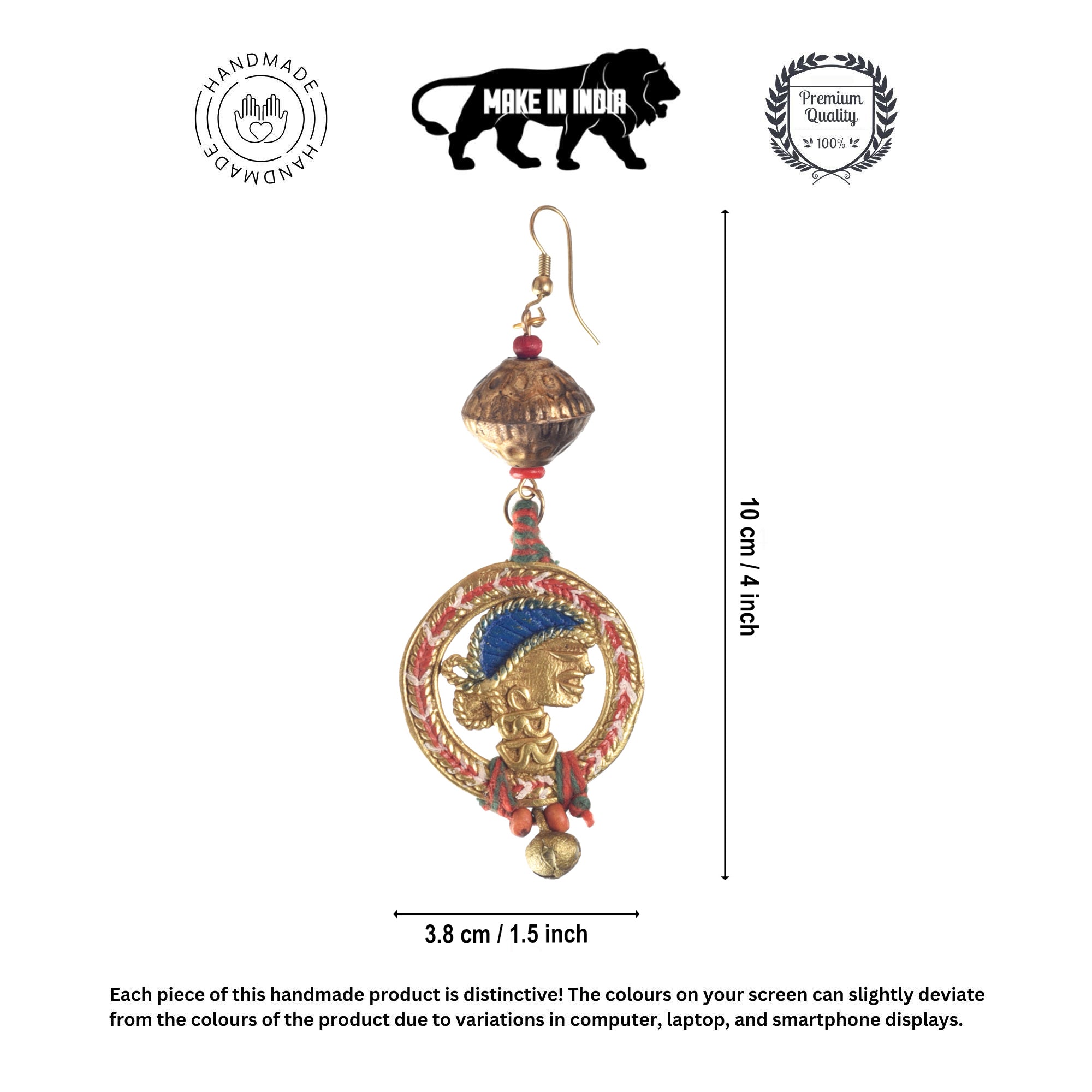 The Red Queen Handcrafted Earrings