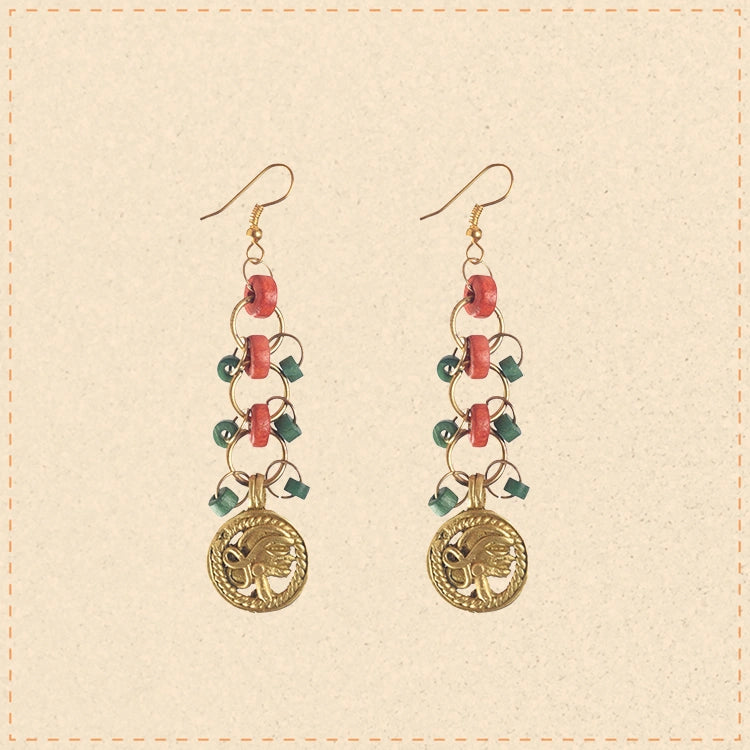 The Sun Queen Handcrafted Earrings