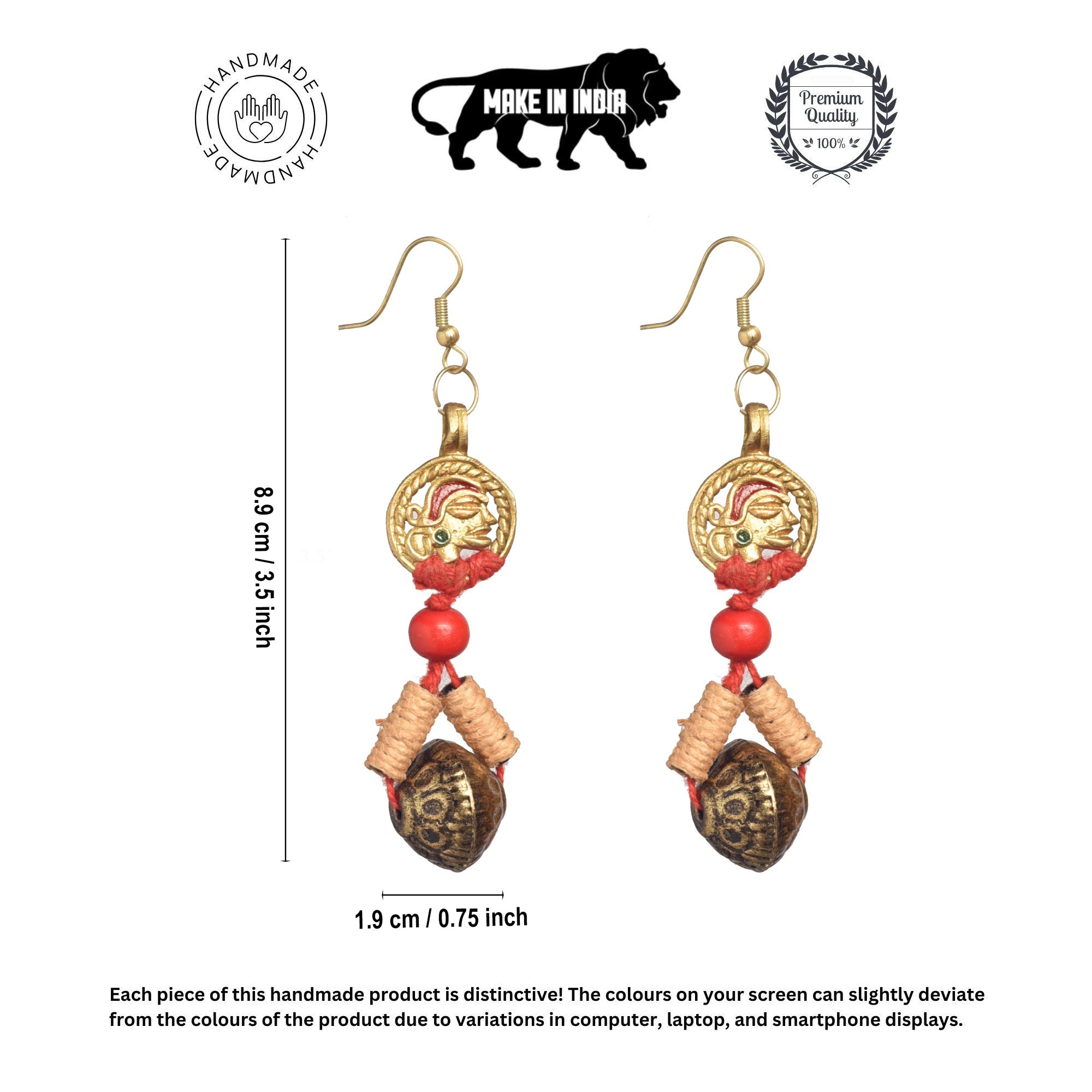 The Queen Noble Handcrafted Tribal Earrings