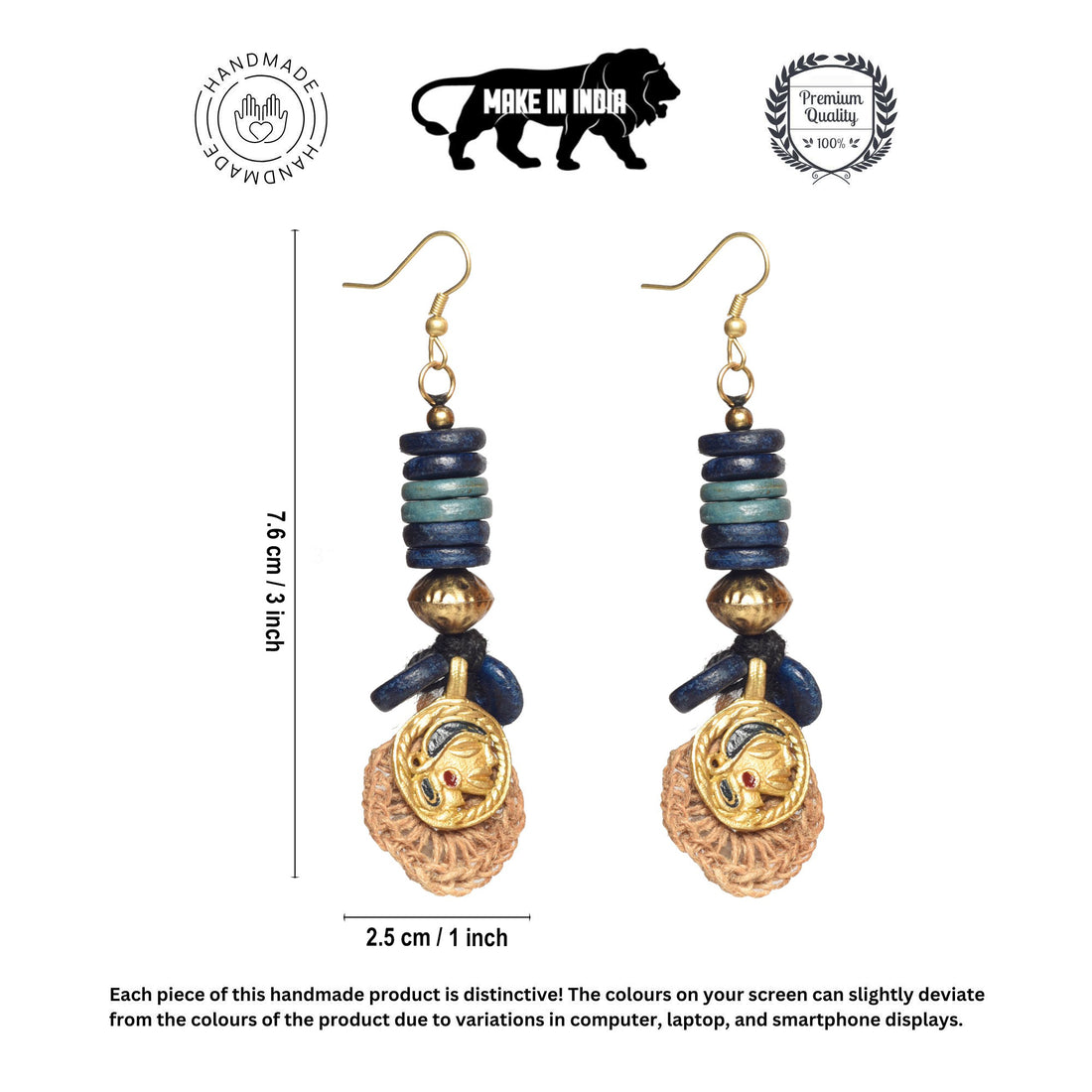 The Queens Loop Handcrafted Earrings