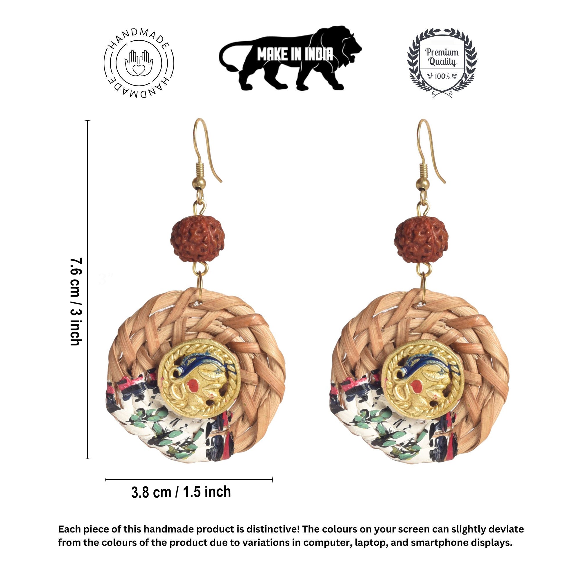 The Queens Grace Handcrafted Tribal Earrings