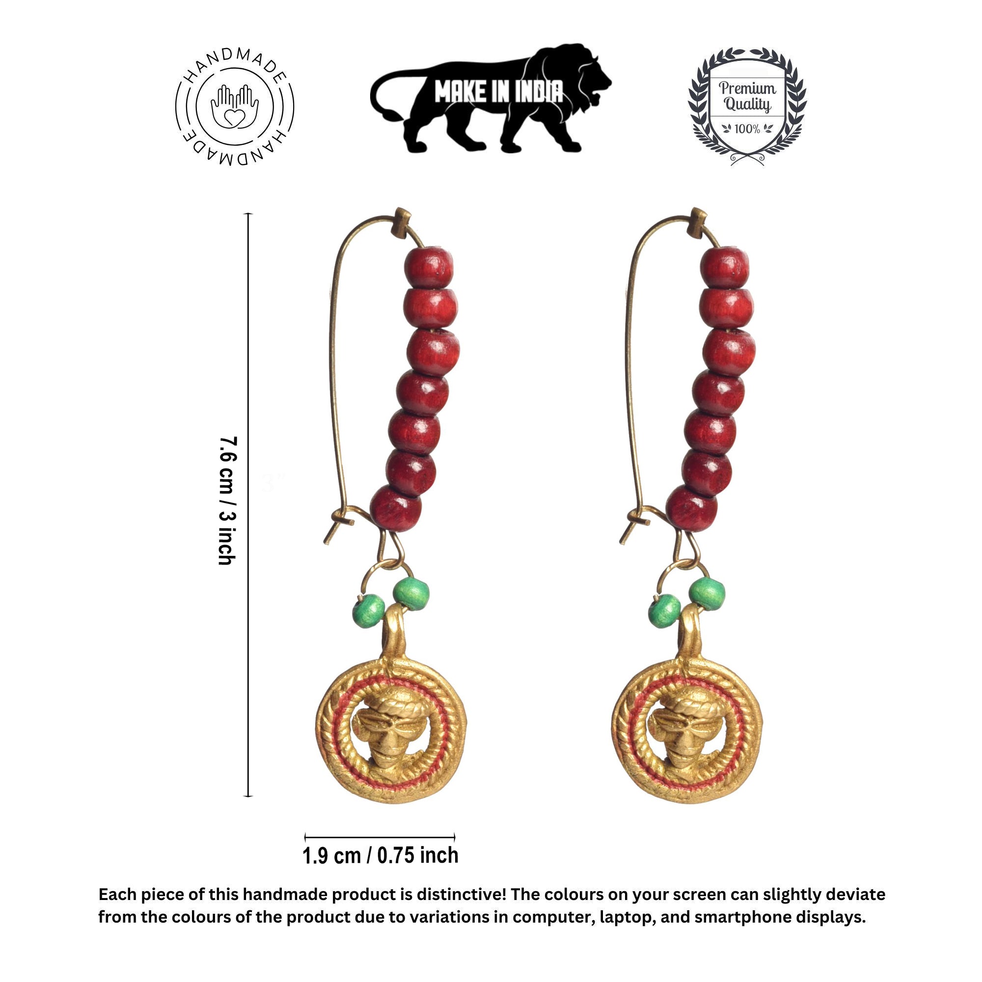 Queens Glory Handcrafted Tribal Earrings