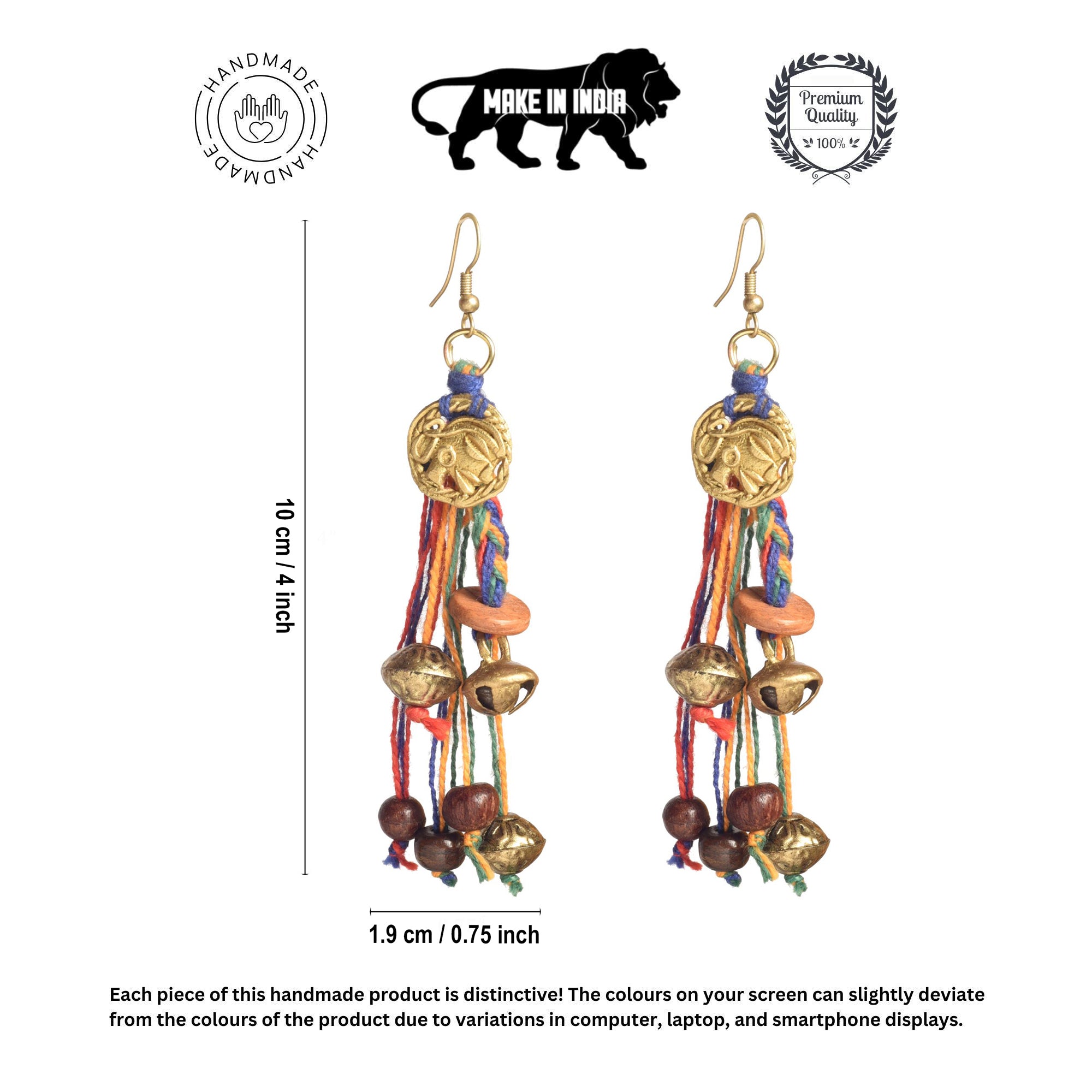 The Royal Court Handcrafted Tribal Earrings