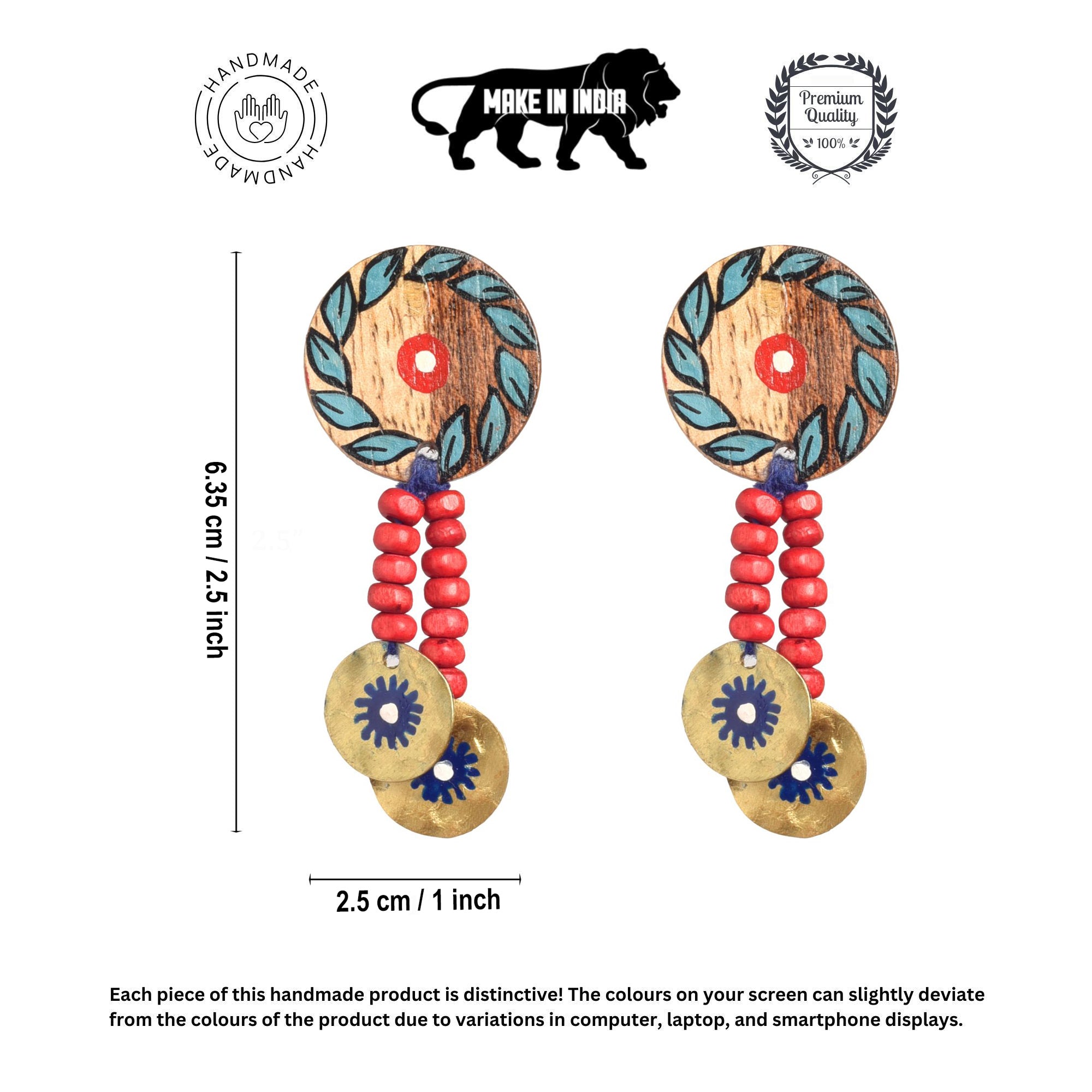 The Imperial Queen Handcrafted Tribal Earrings