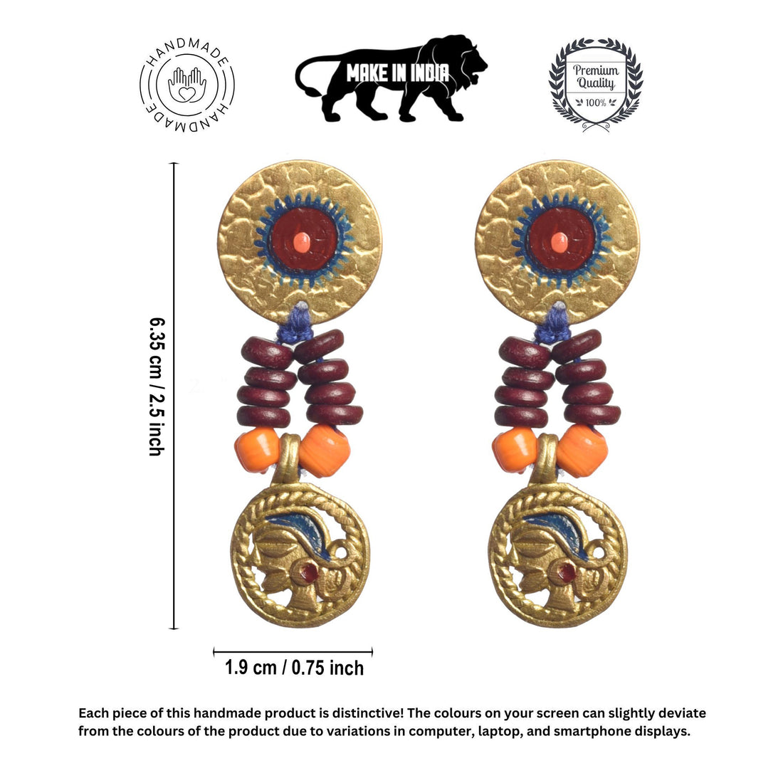 The Royals Handcrafted Tribal Earrings