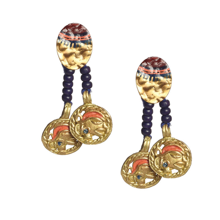 Queens Twins Handcrafted Tribal Earrings