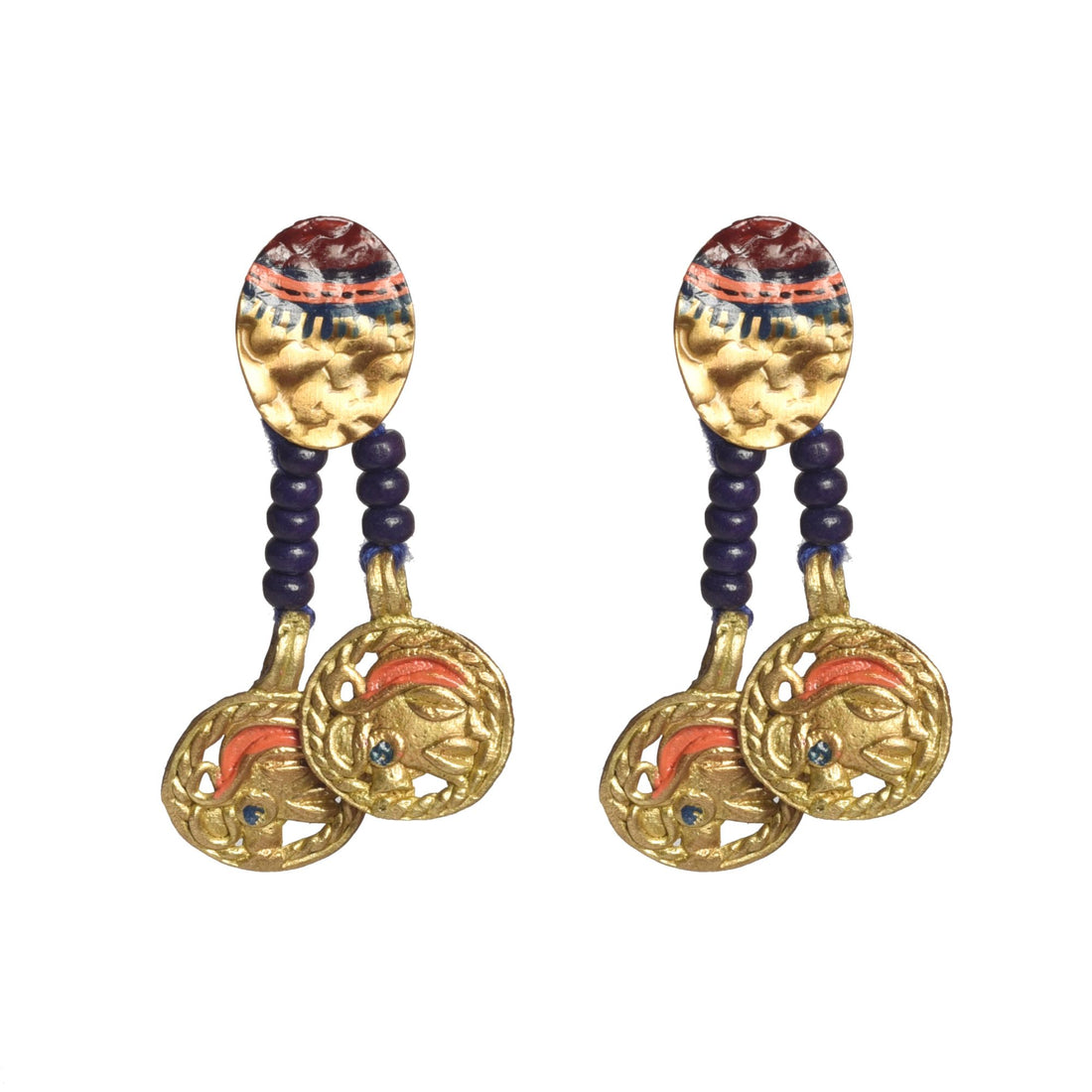 Queens Twins Handcrafted Tribal Earrings