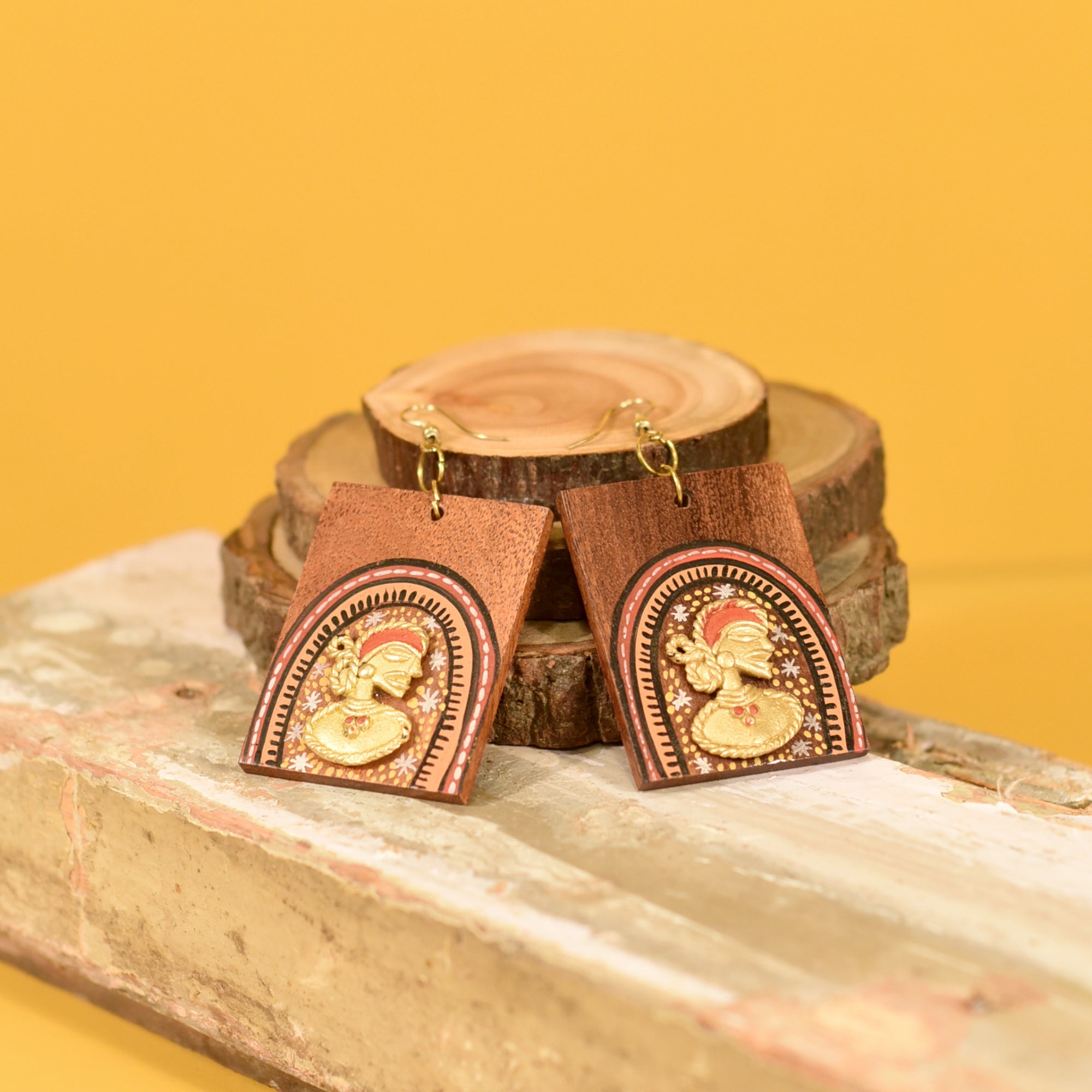 Forest Queen Handcrafted Earrings