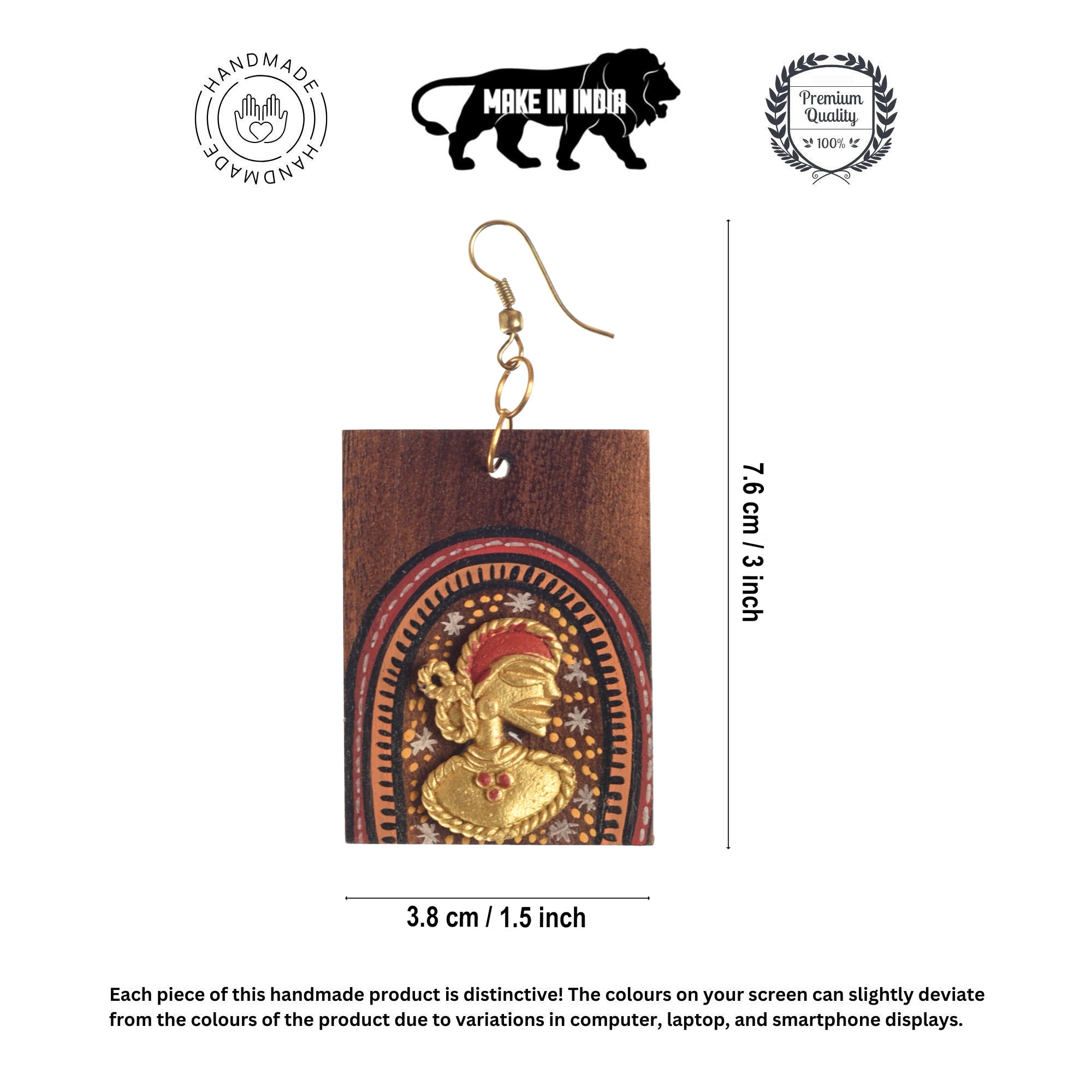 Forest Queen Handcrafted Earrings