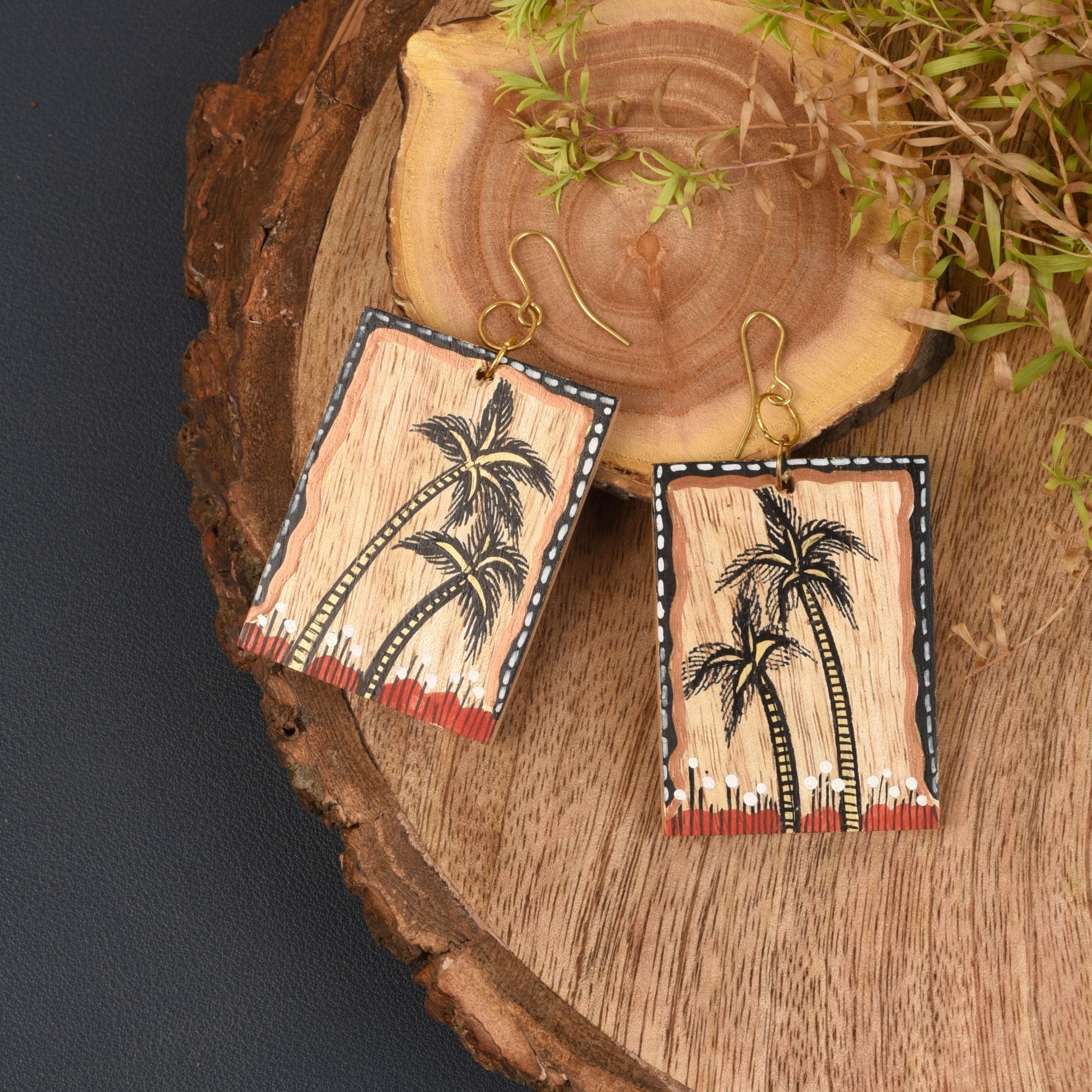 The Palms Handcrafted Tribal Earrings