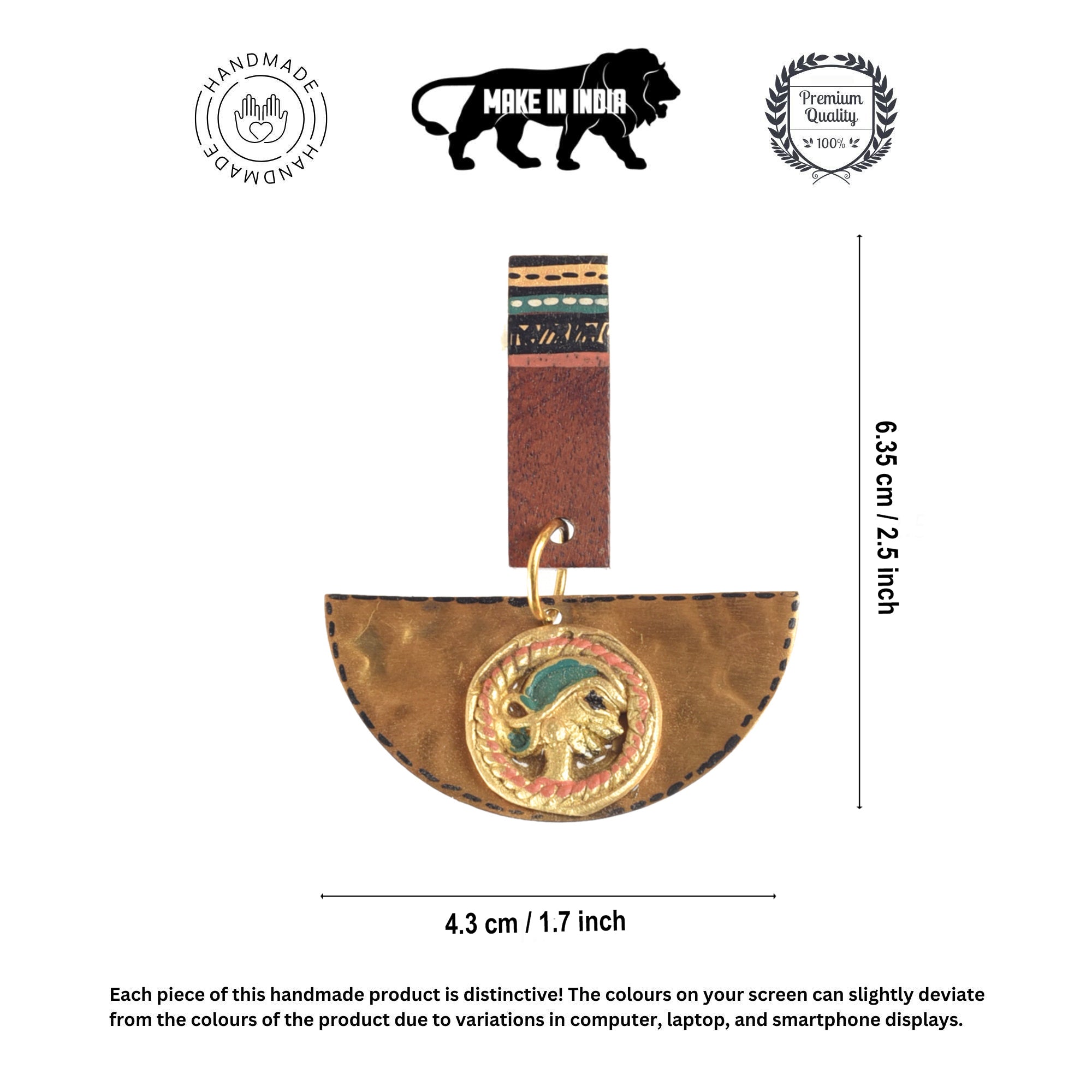 Queen Moon Handcrafted Earring