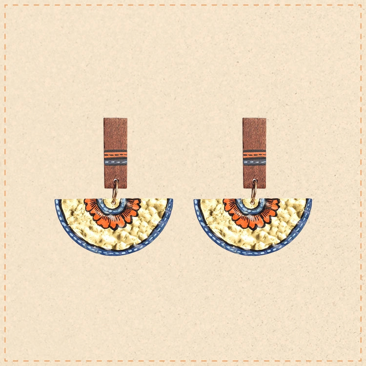 The Majestic Moon Handcrafted Tribal Earrings