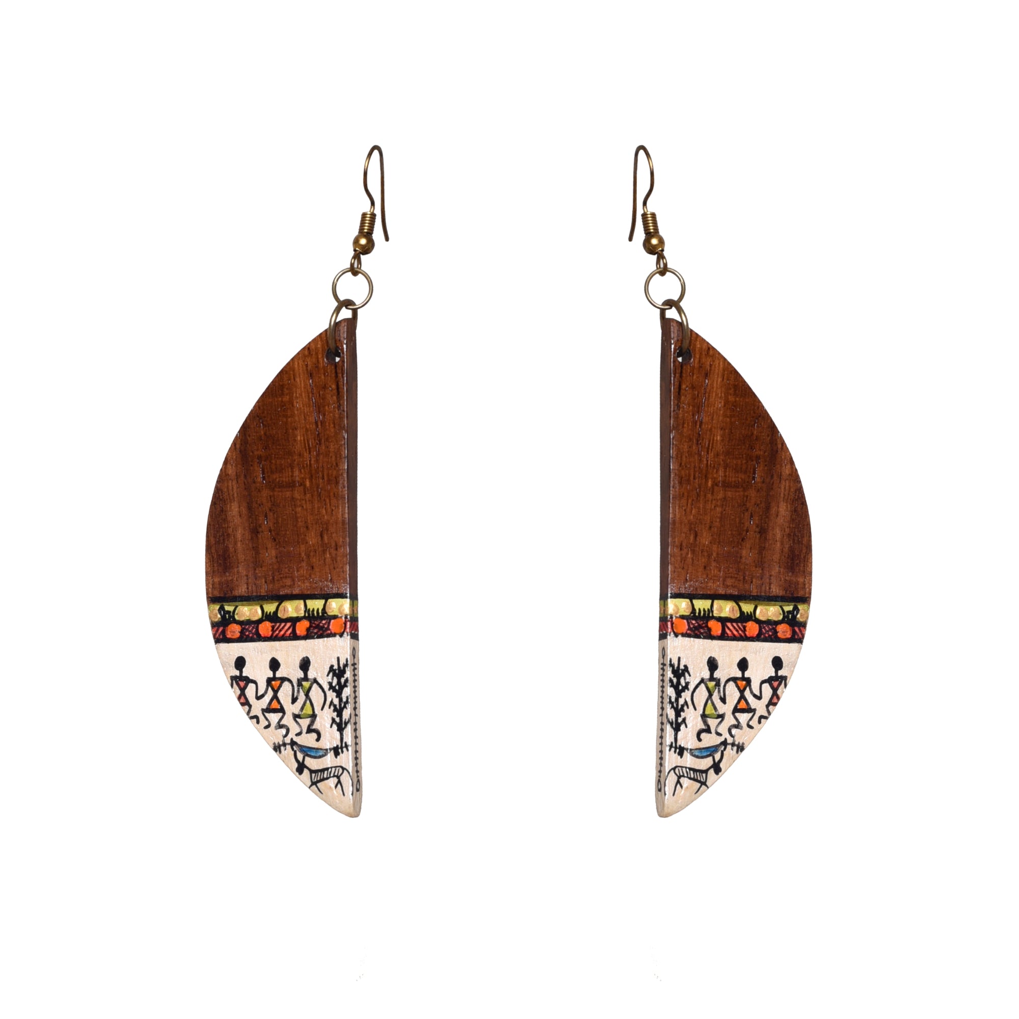 Dew Half Moon Earrings