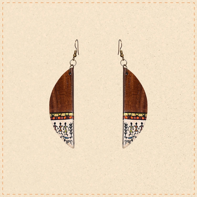 Dew Half Moon Earrings