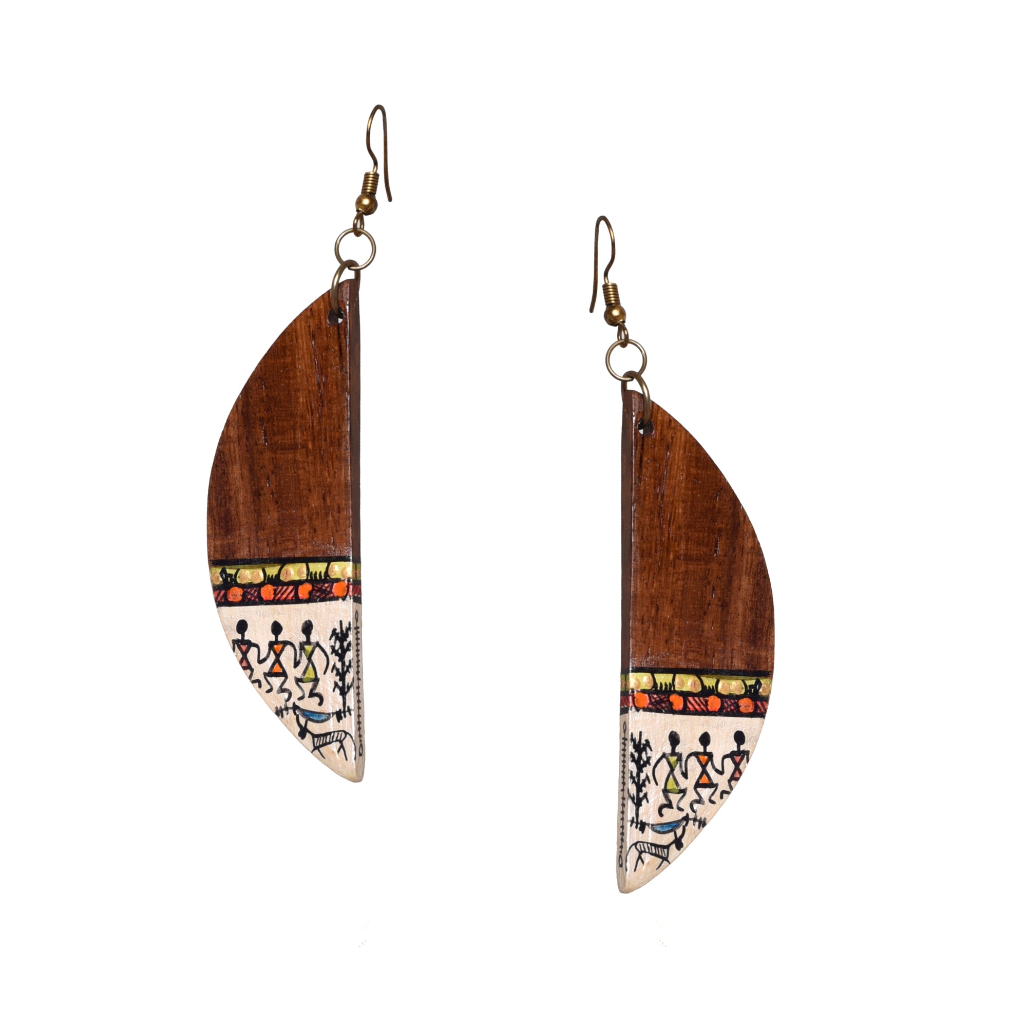 Dew Half Moon Earrings