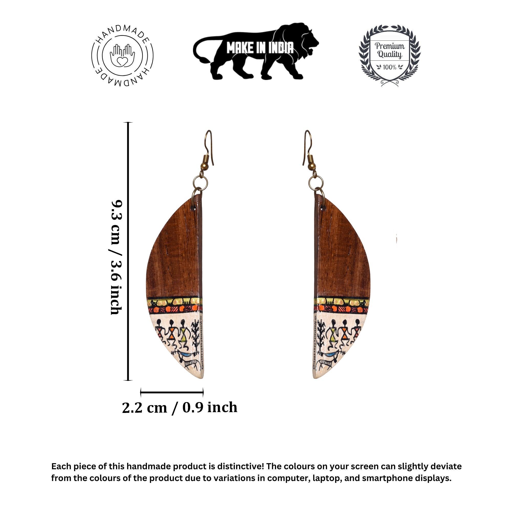 Dew Half Moon Earrings