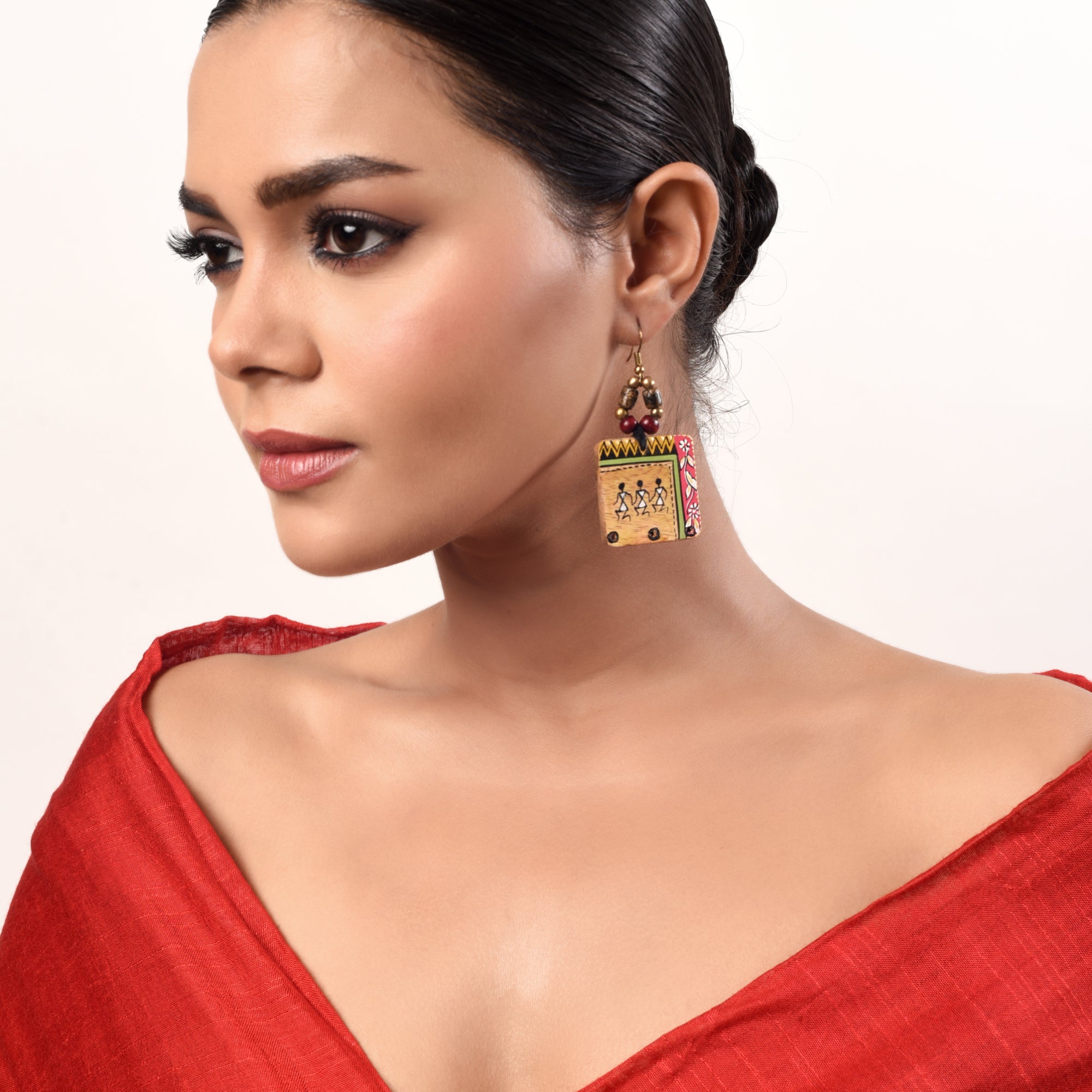 Jeda Artistic Earrings