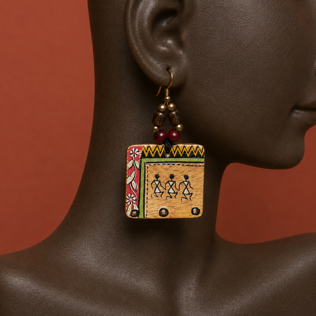 Jeda Artistic Earrings