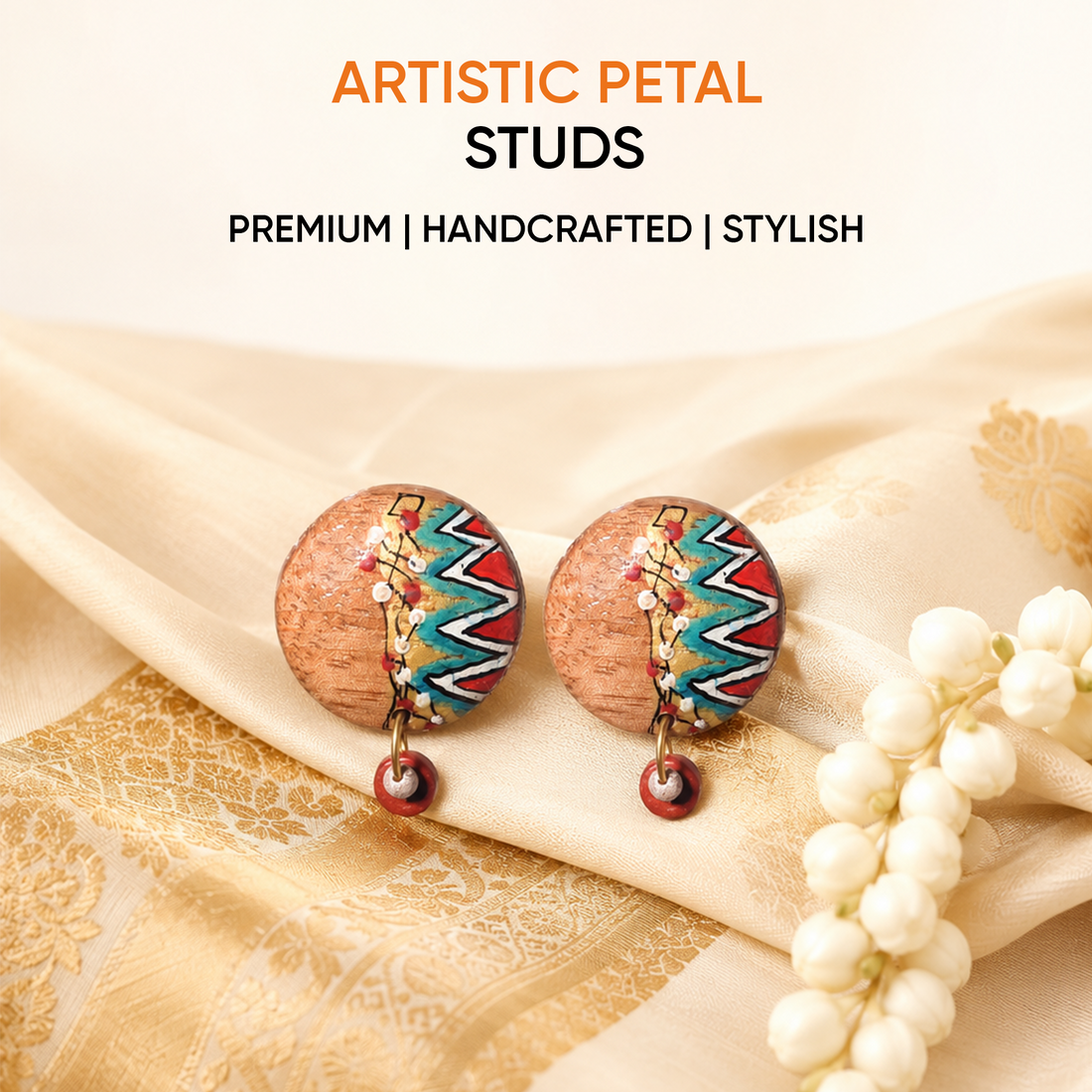 Artistic Petal Studs