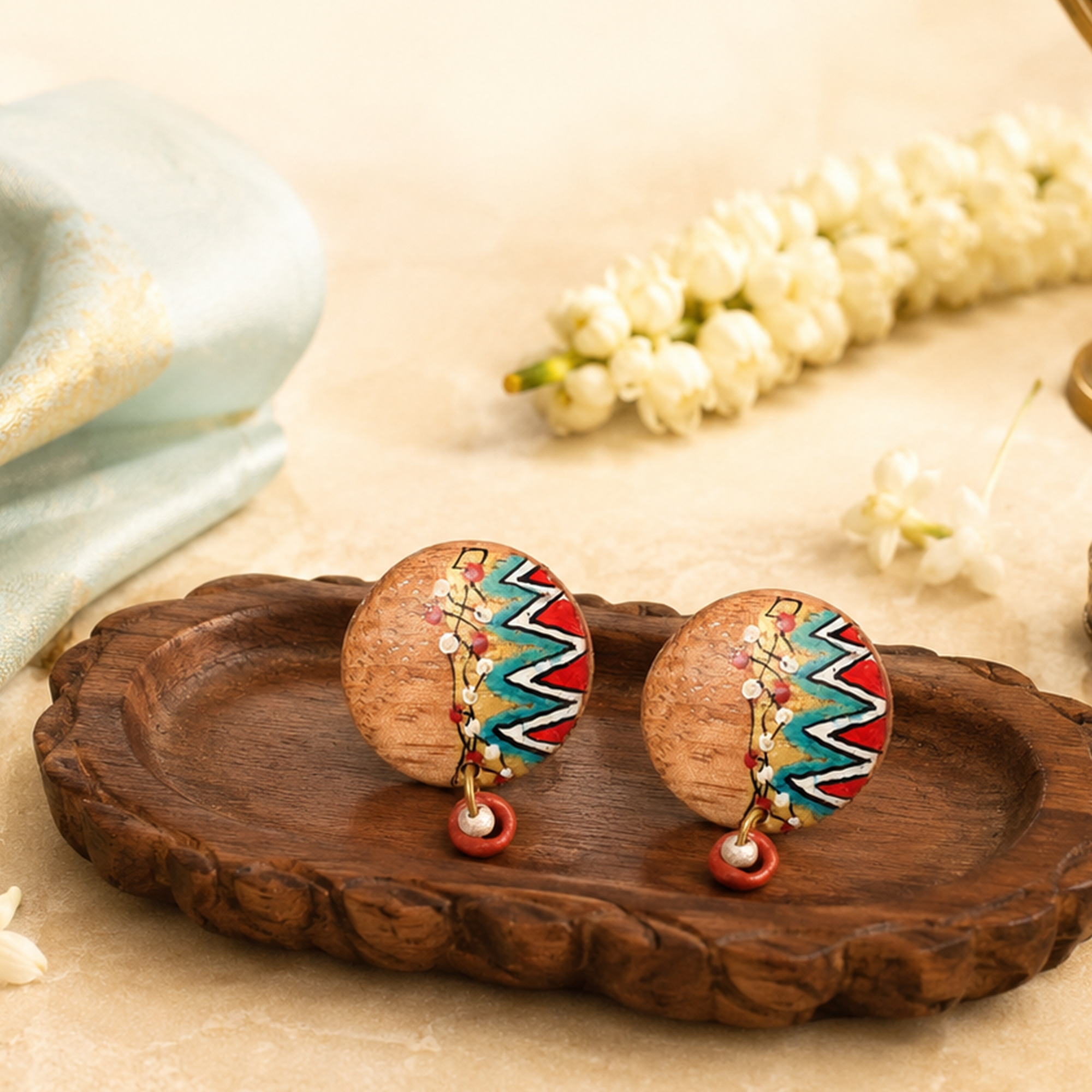 Artistic Petal Studs