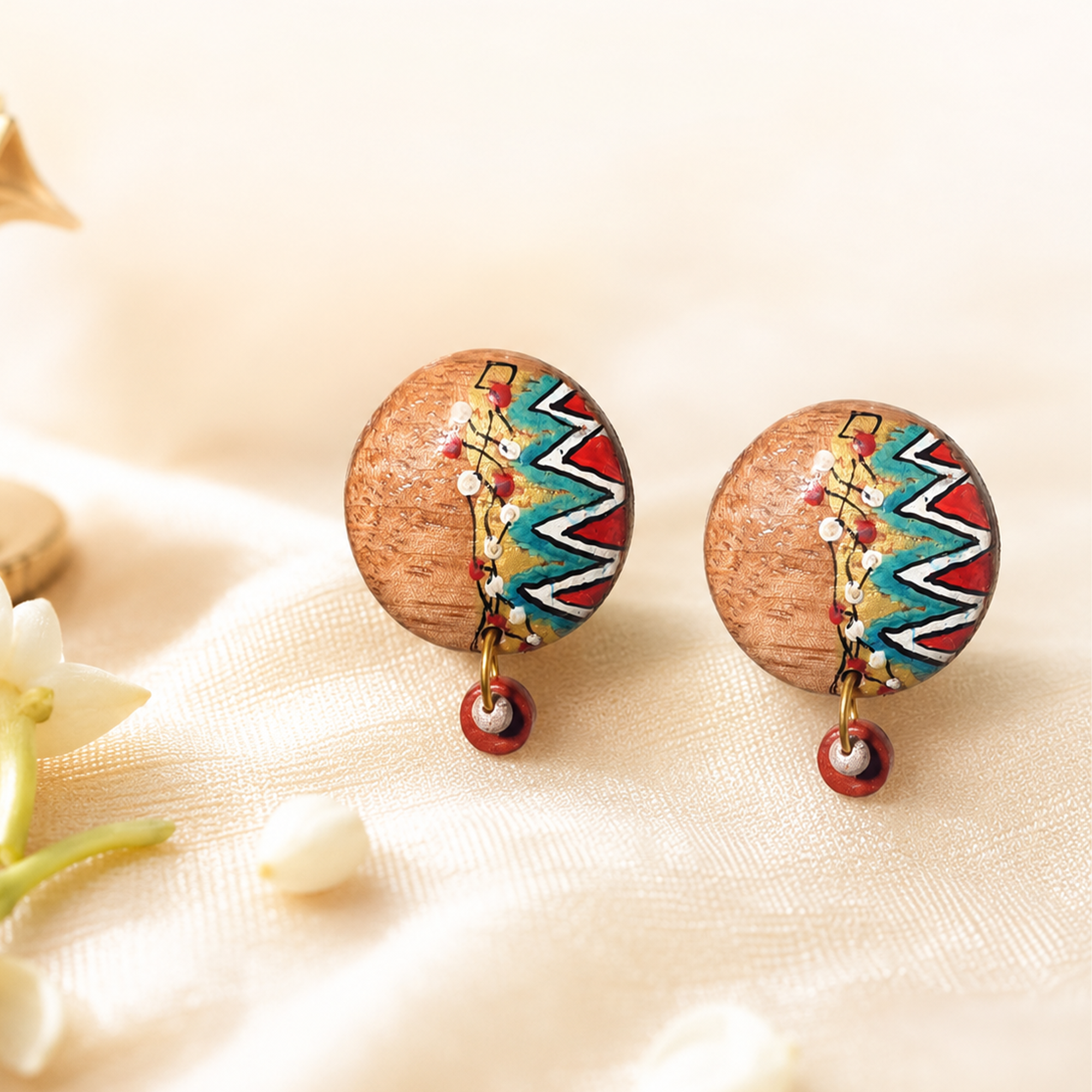 Artistic Petal Studs