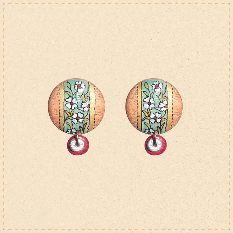 Vibrant Strokes Ethnic Studs