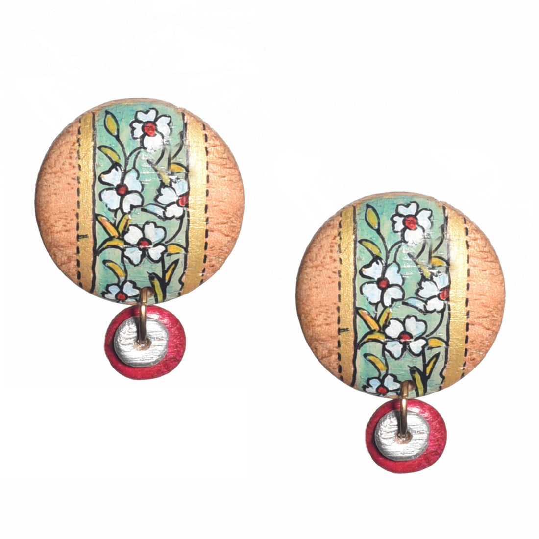 Vibrant Strokes Ethnic Studs
