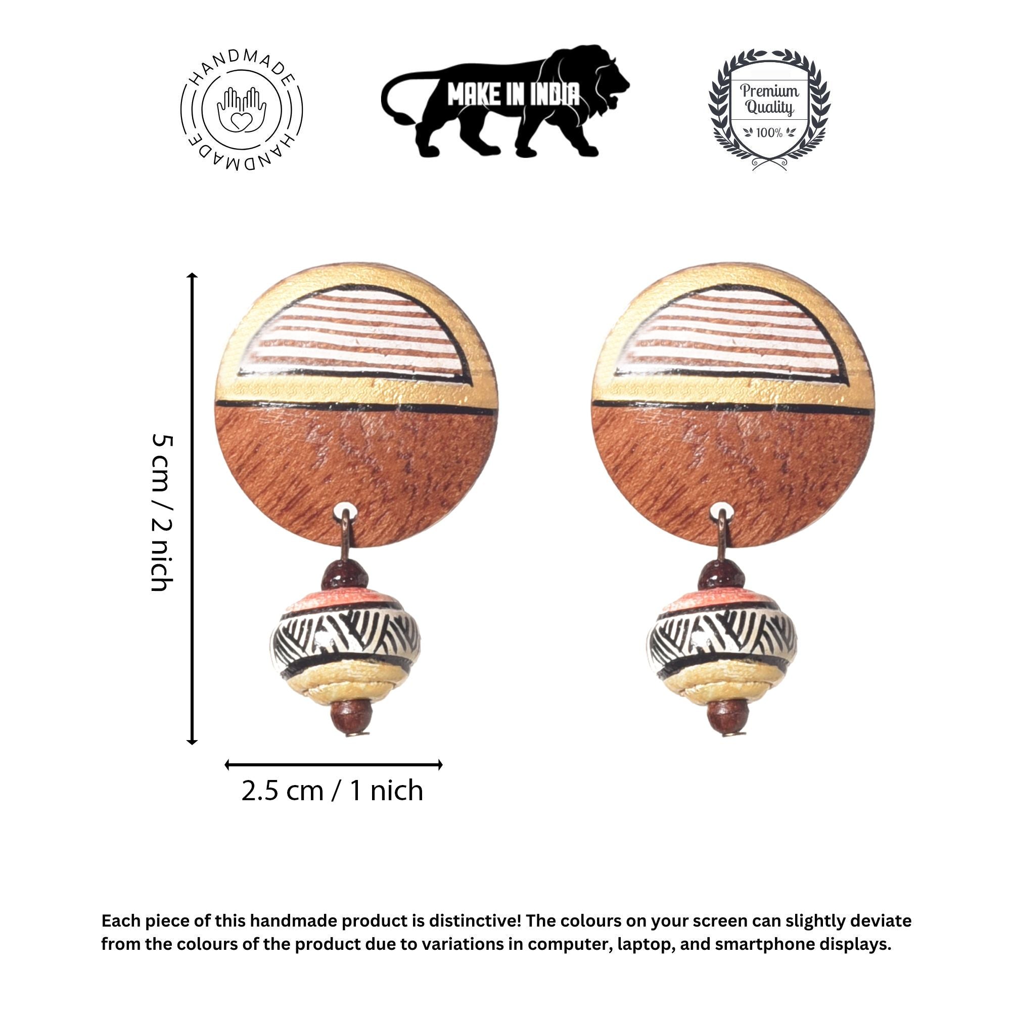 Whimsical Watercolor Studs