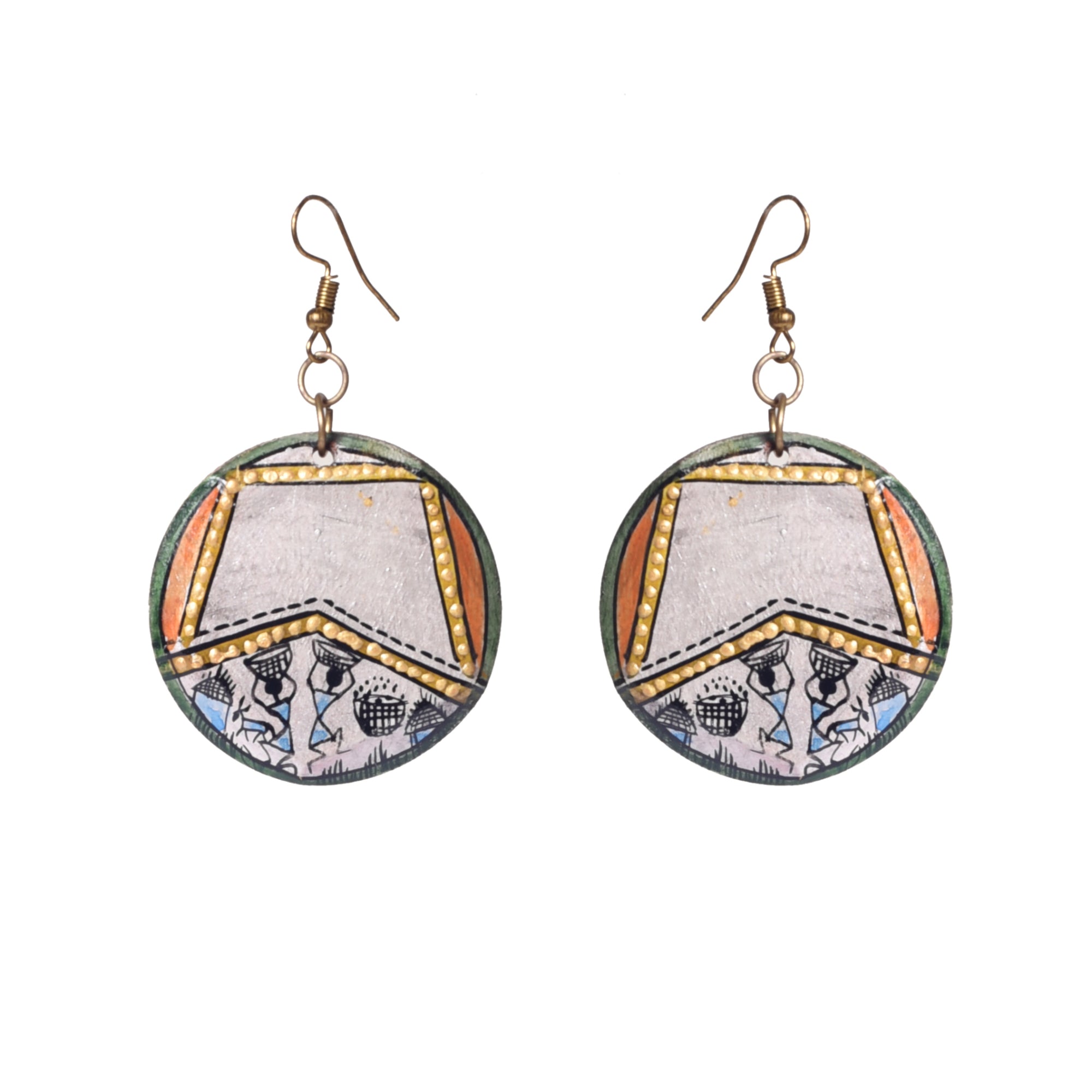 Remi-III Handcrafted Tribal Art Earrings