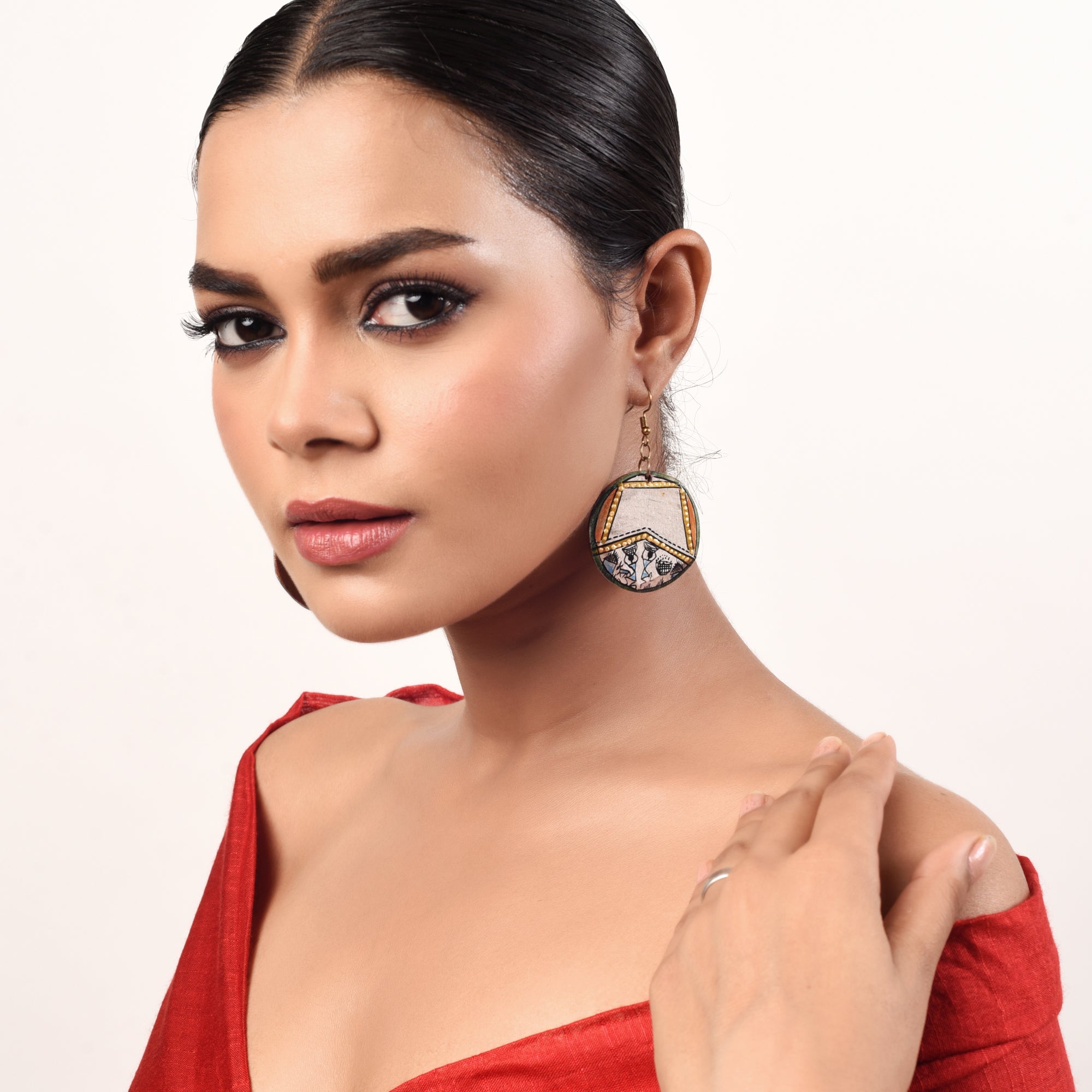 Remi-III Handcrafted Tribal Art Earrings